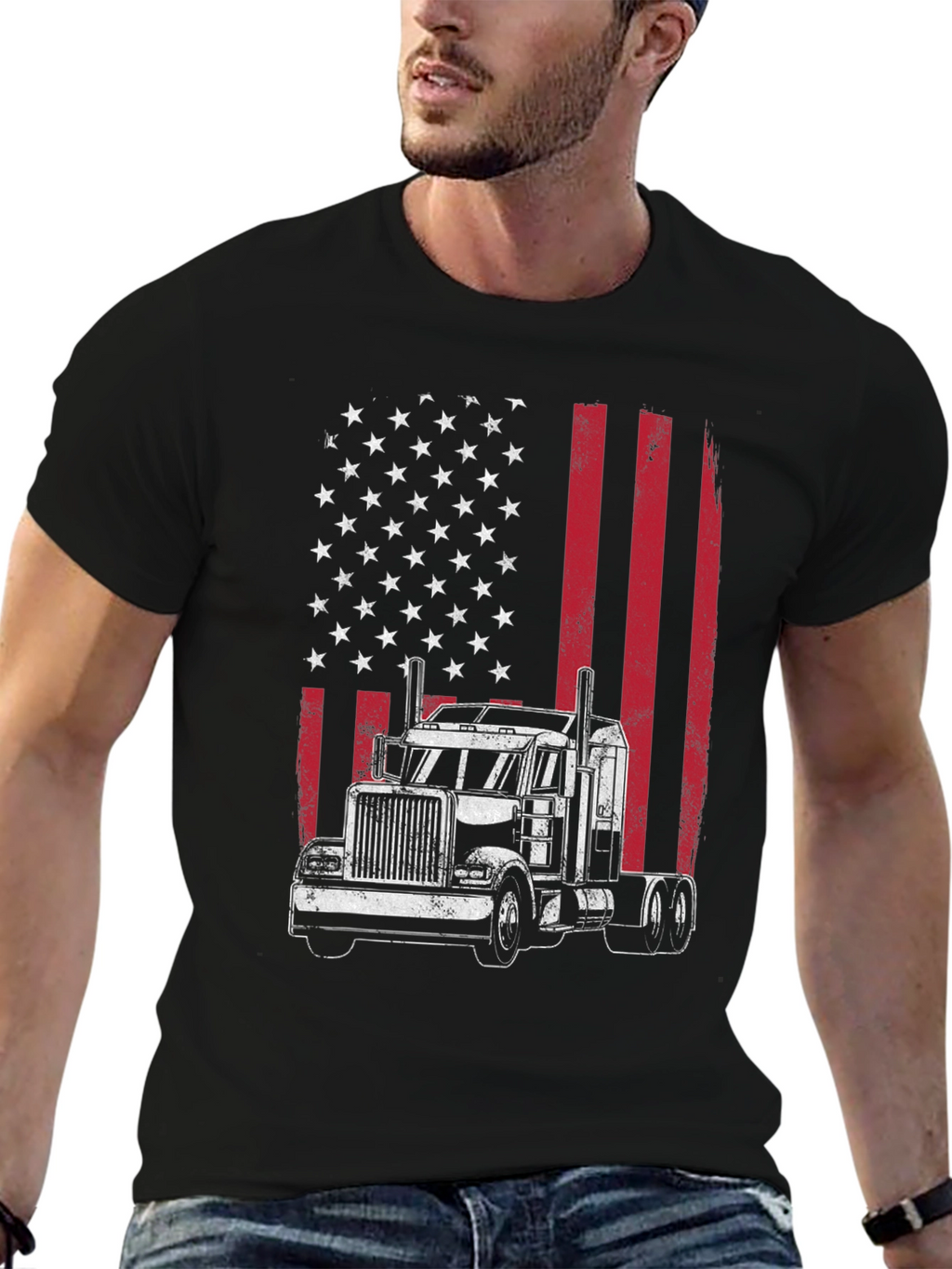 American Trucker Graphic Tee
