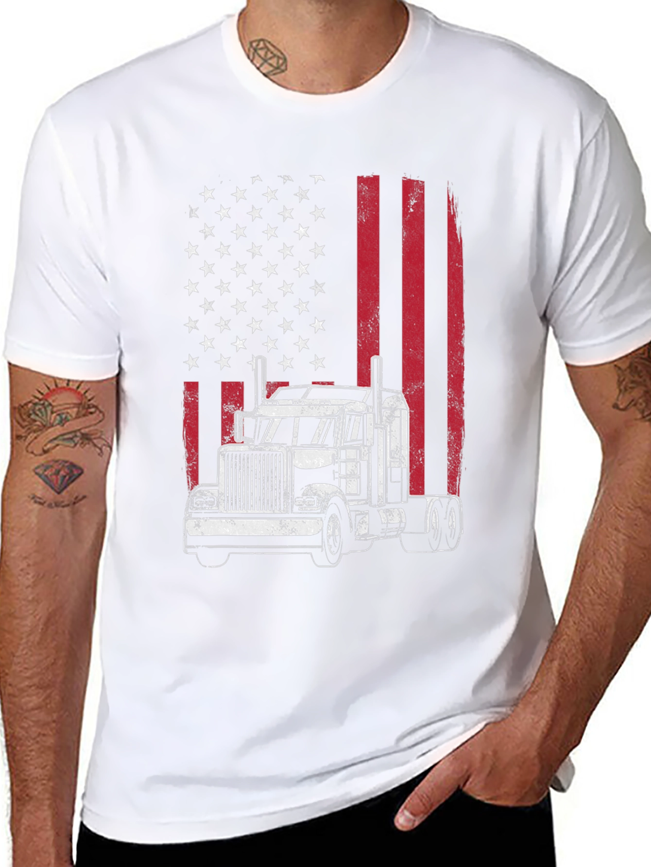 American Trucker Graphic Tee