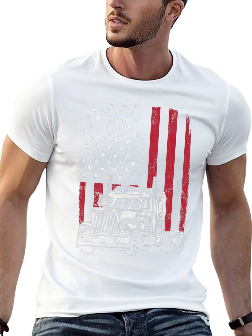 American Trucker Graphic Tee