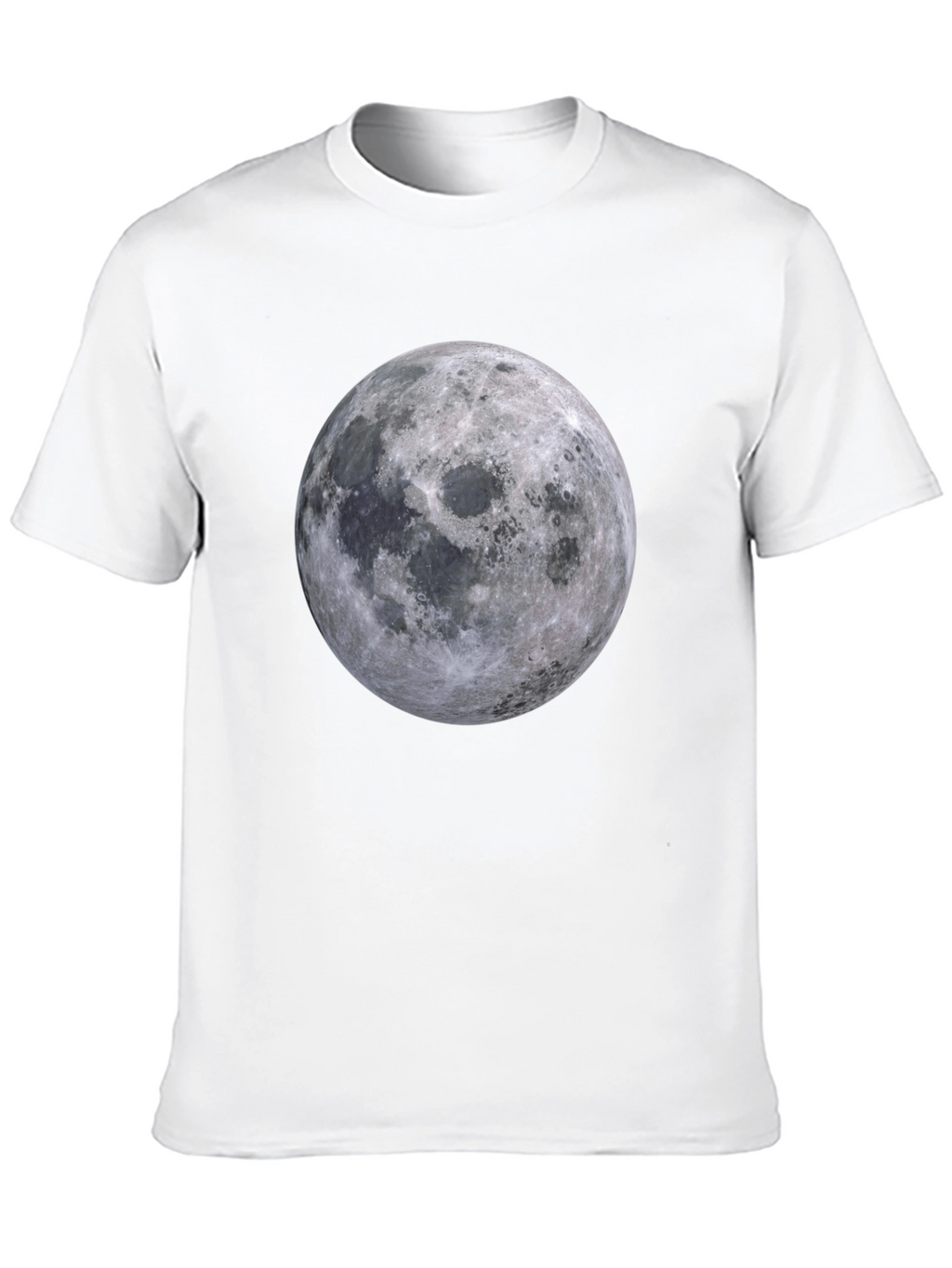Moon Graphic T-Shirt - Black Cotton Tee