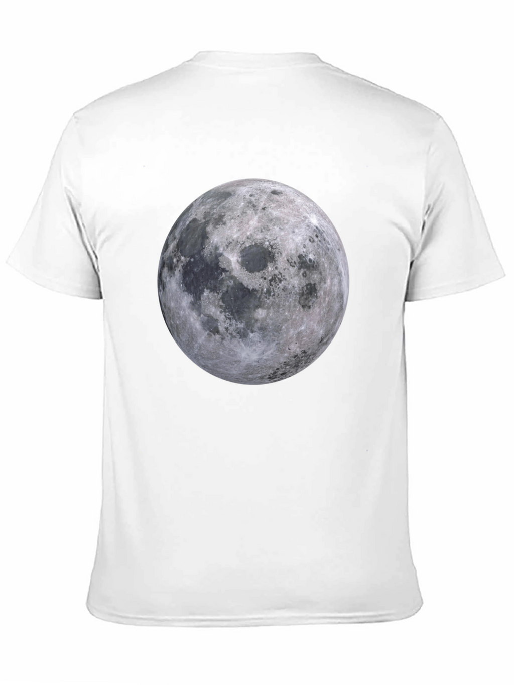 Moon Graphic T-Shirt - Black Cotton Tee