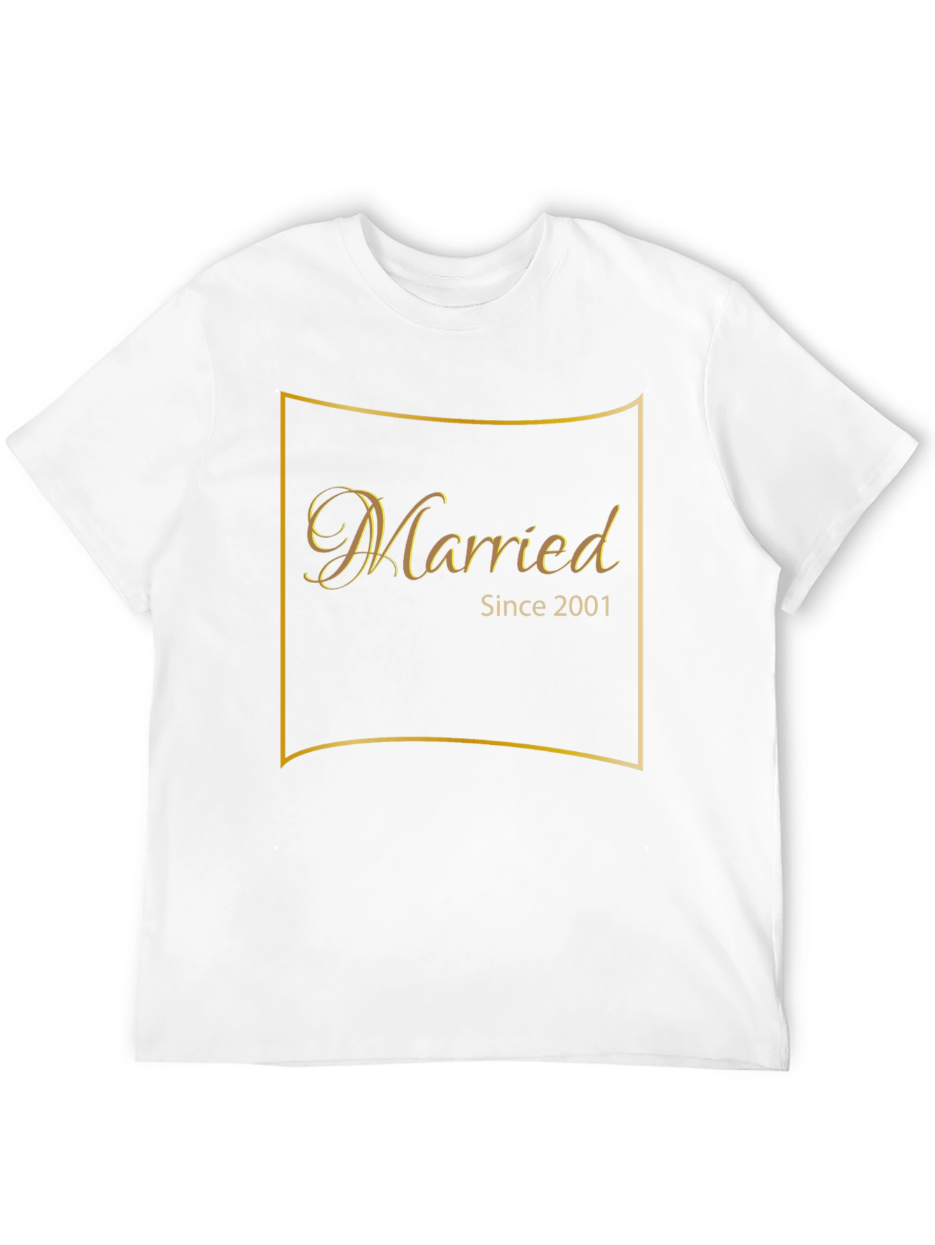 Married Since 2001 Black T-Shirt