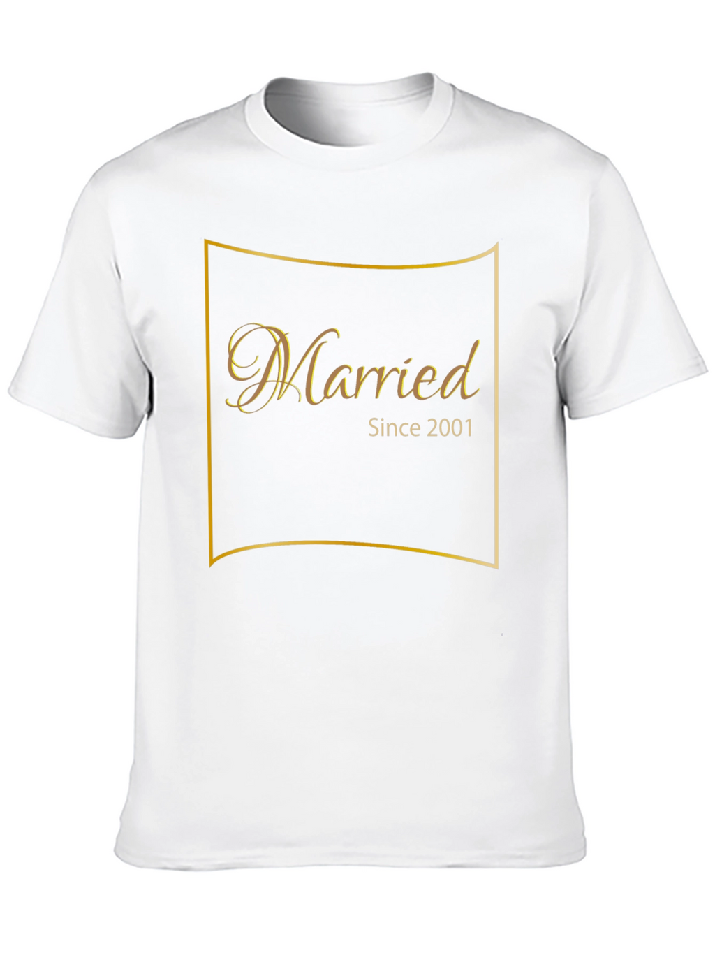 Married Since 2001 Black T-Shirt