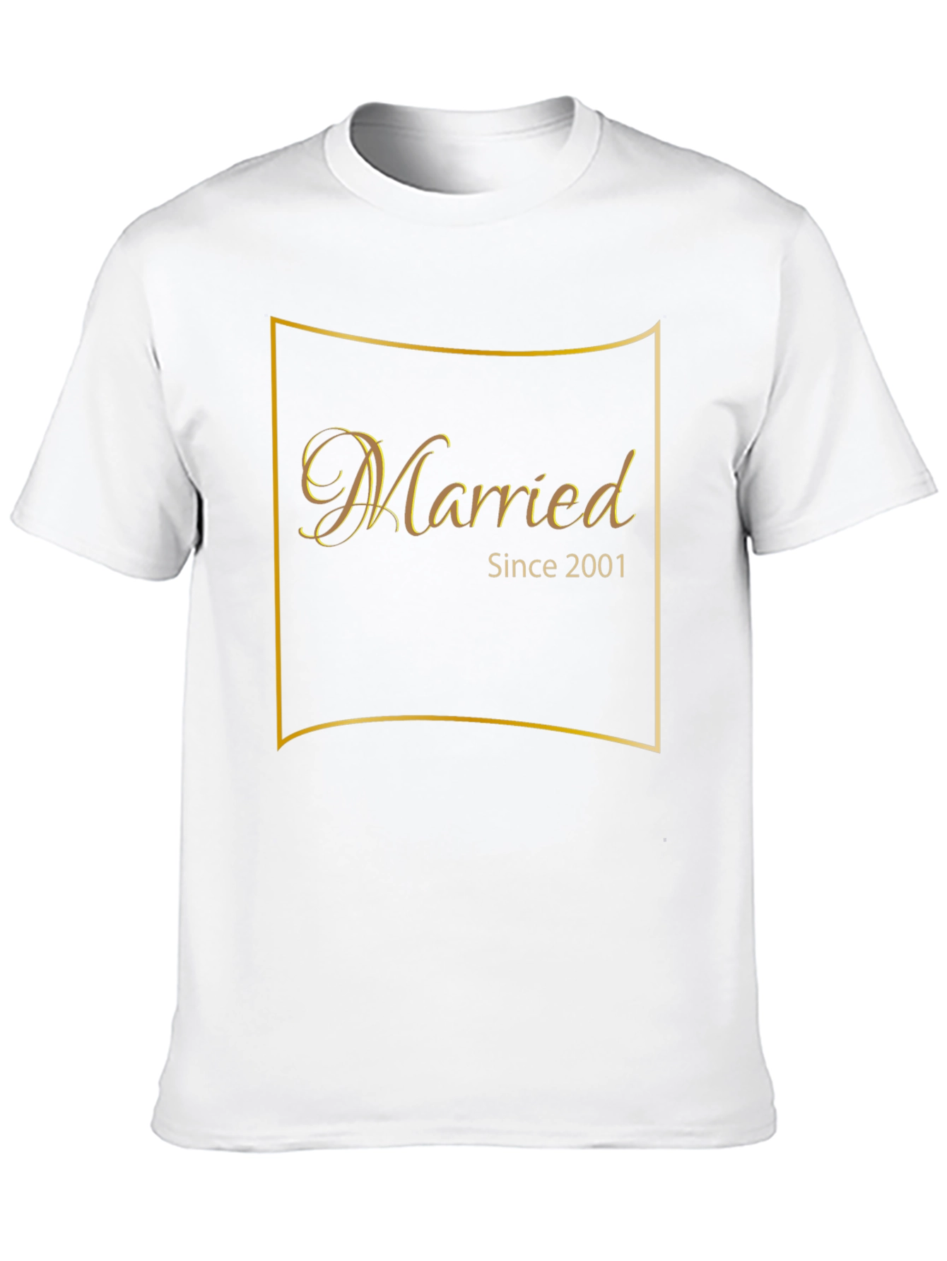 Married Since 2001 Black T-Shirt