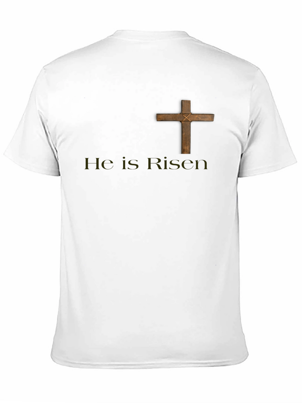 He Is Risen Black Graphic Tee