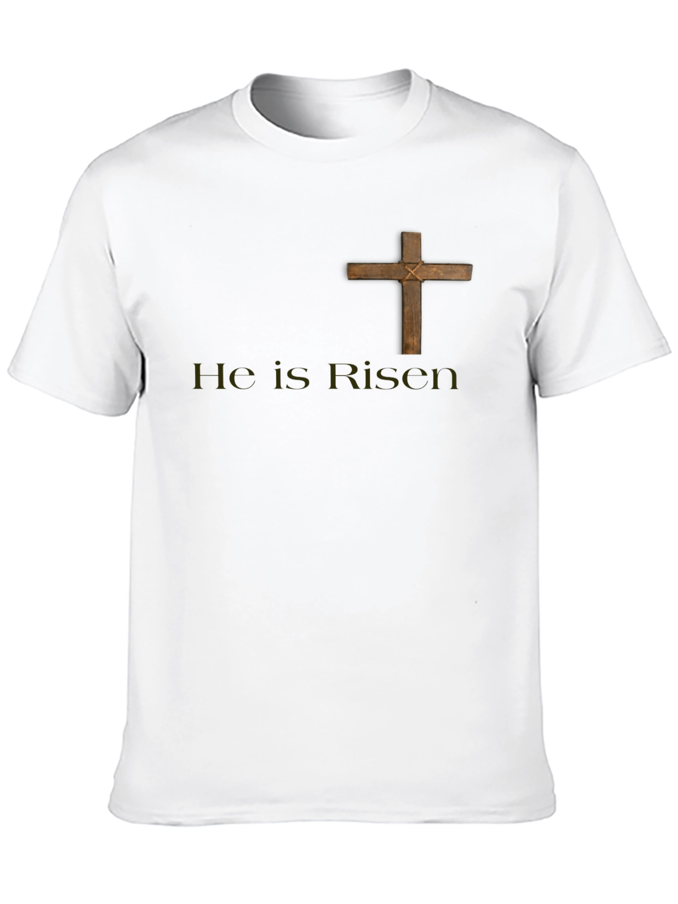 He Is Risen Black Graphic Tee