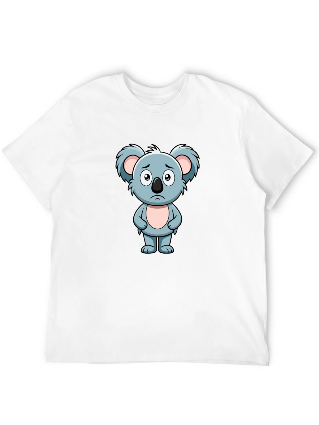 Sad Koala Graphic T-Shirt - Soft Cotton Blend