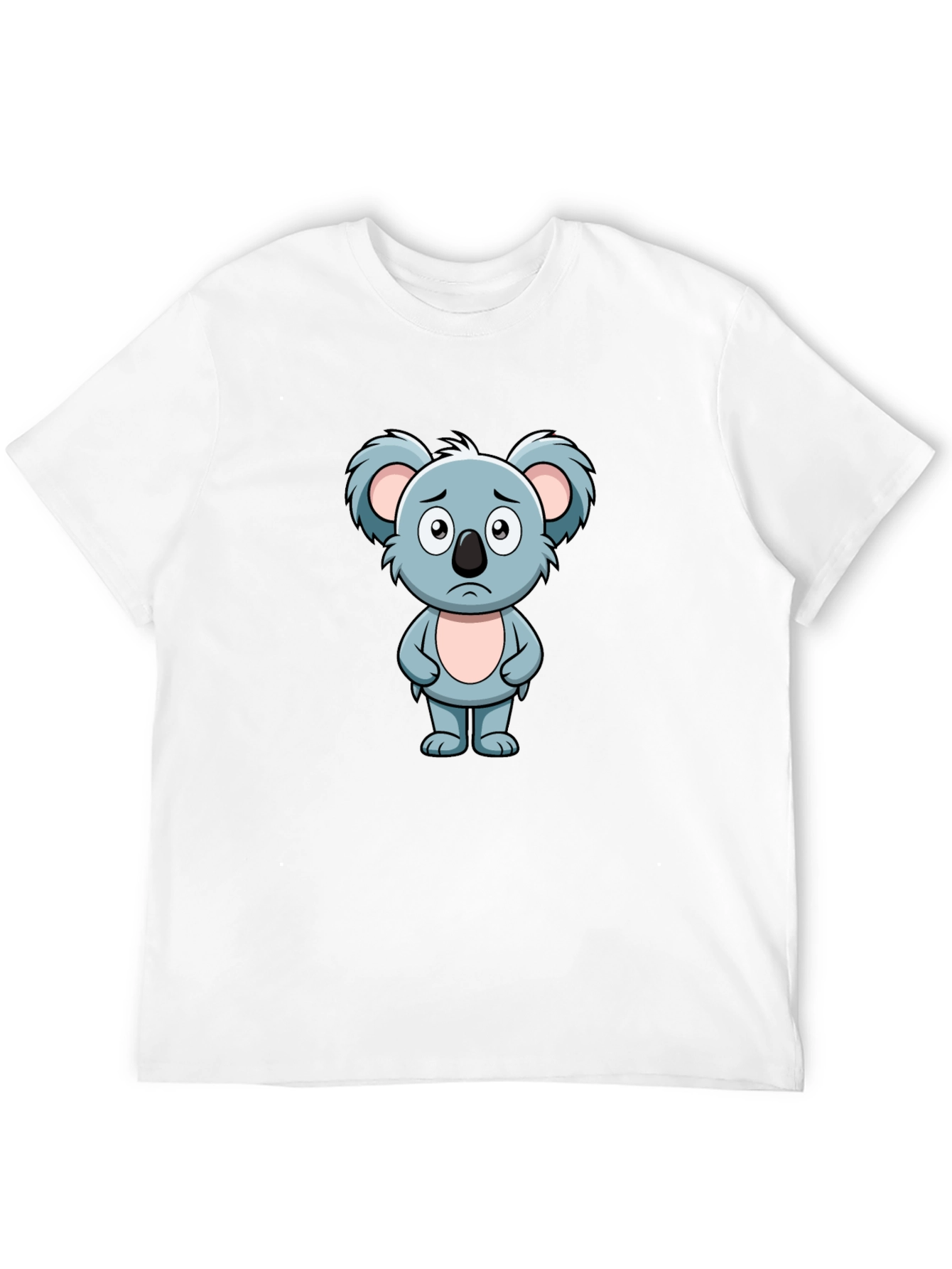 Sad Koala Graphic T-Shirt - Soft Cotton Blend
