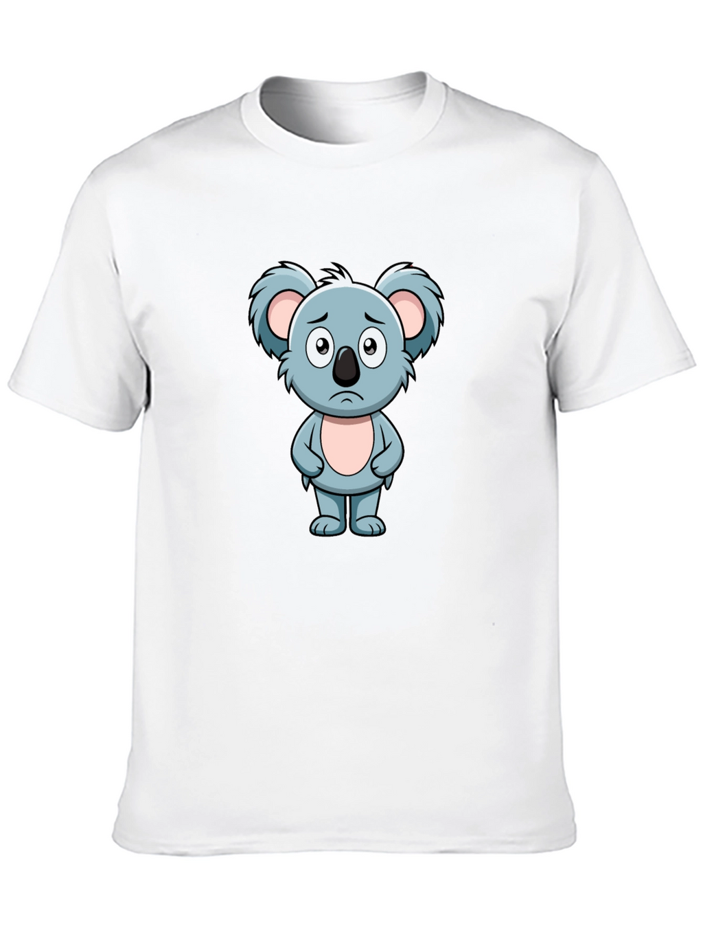 Sad Koala Graphic T-Shirt - Soft Cotton Blend