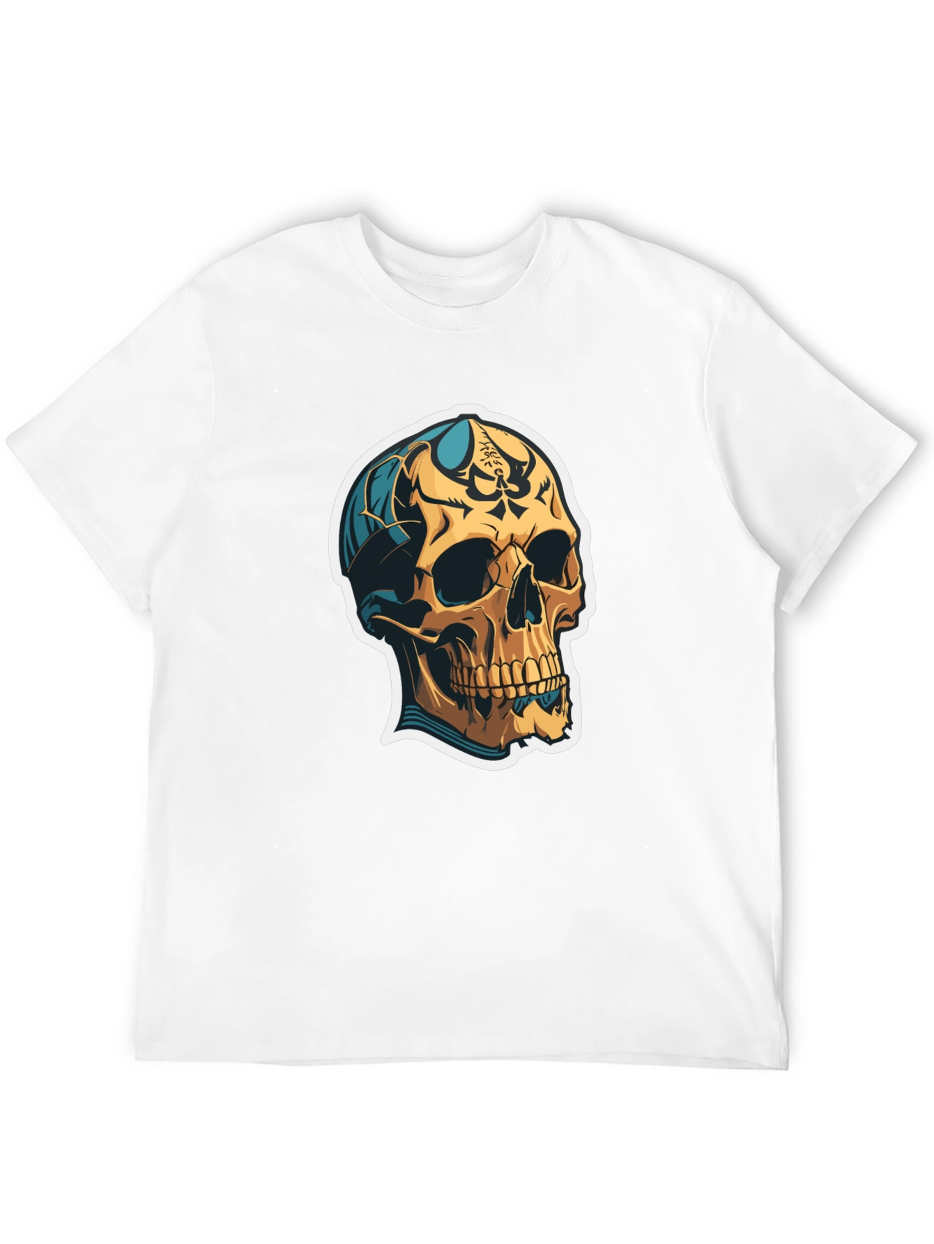 Skull Graphic Tee - Edgy Streetwear Style