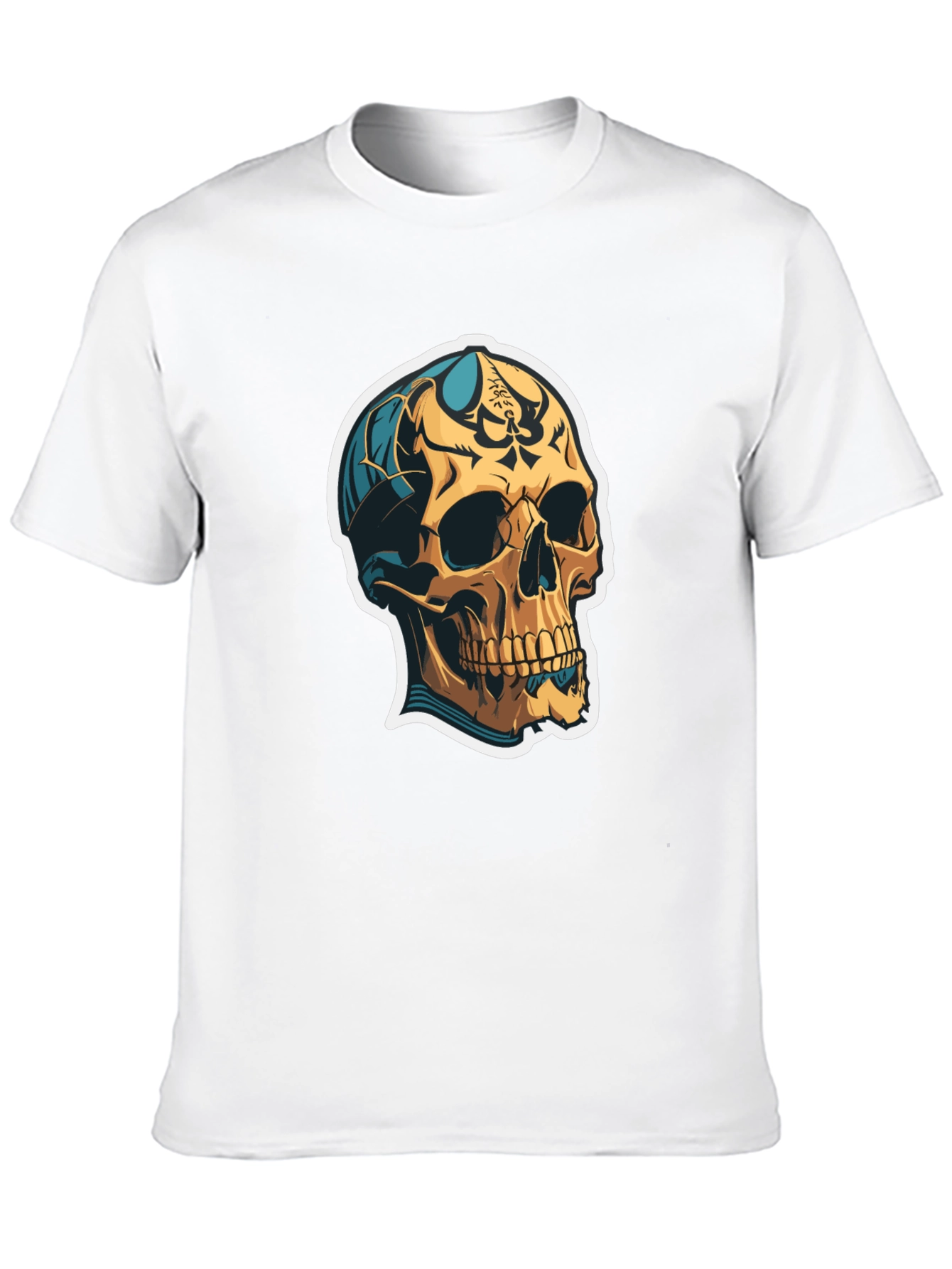Skull Graphic Tee - Edgy Streetwear Style