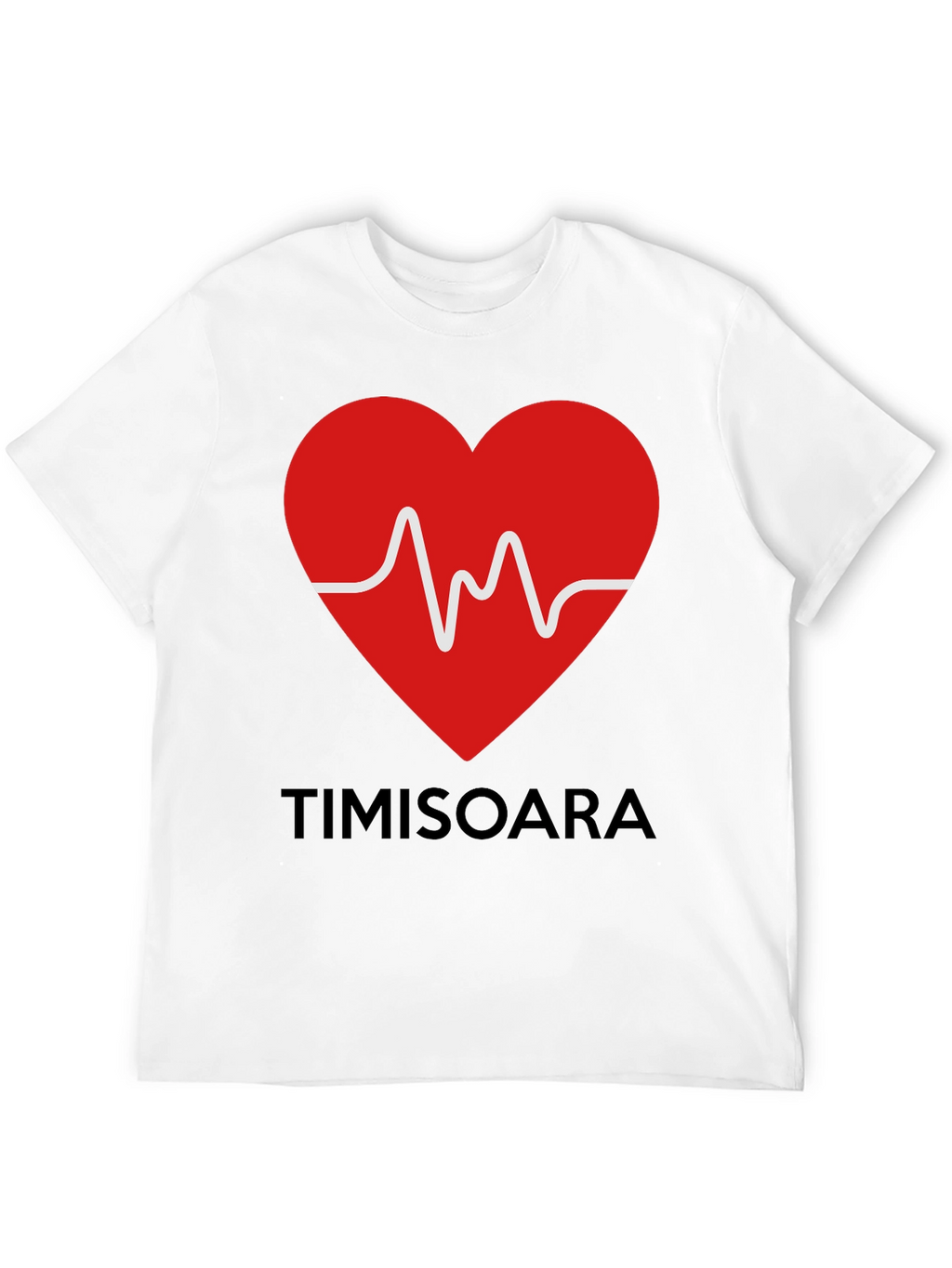 Timisoara Heartbeat T-Shirt - Romania Pride