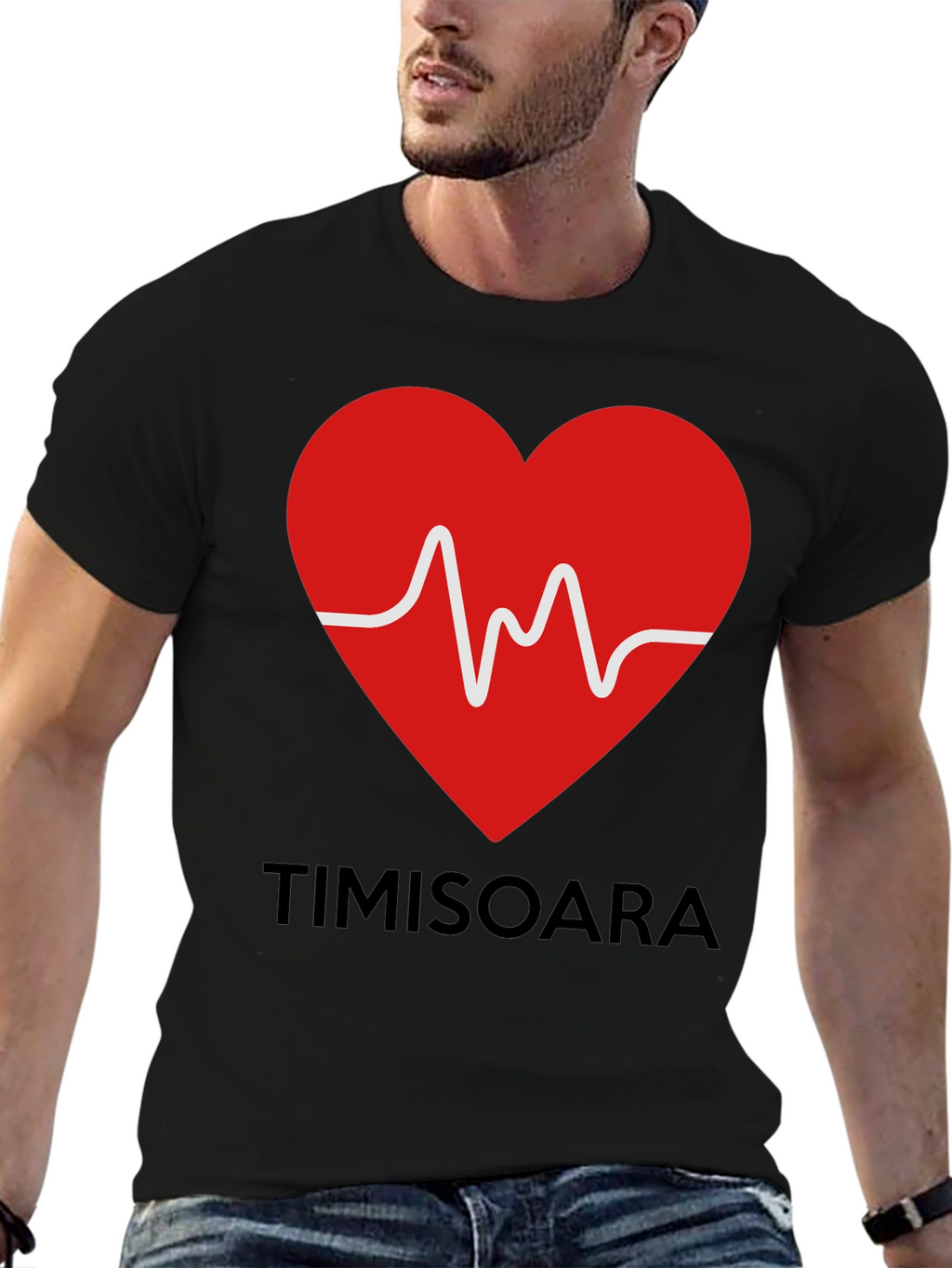 Timisoara Heartbeat T-Shirt - Romania Pride