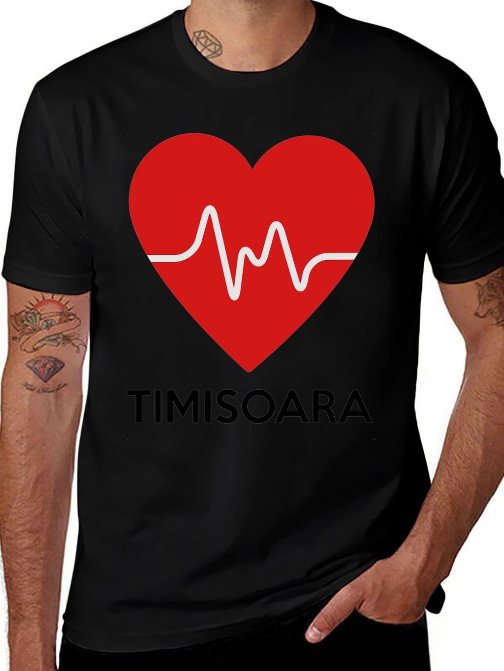 Timisoara Heartbeat T-Shirt - Romania Pride