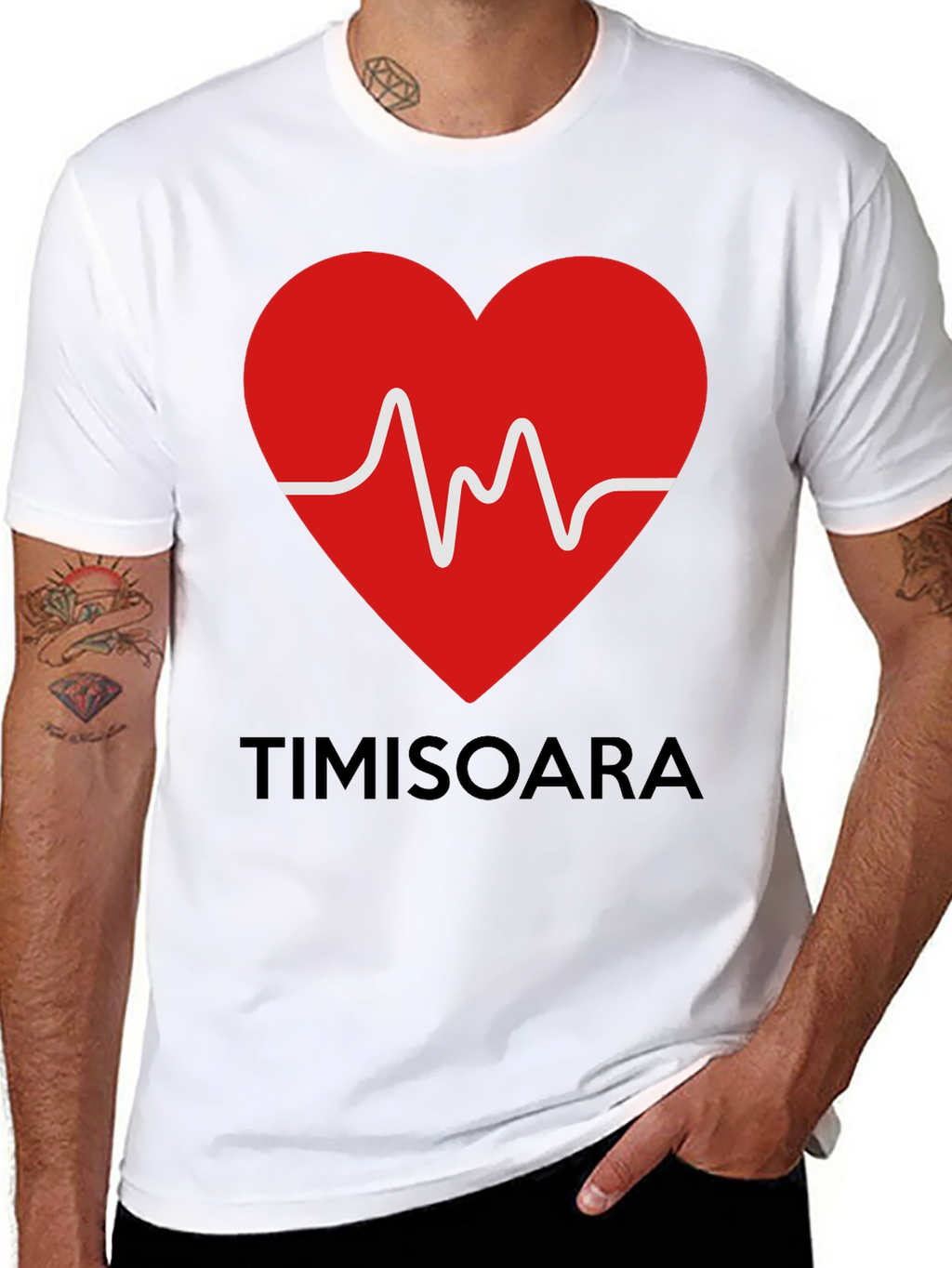 Timisoara Heartbeat T-Shirt - Romania Pride