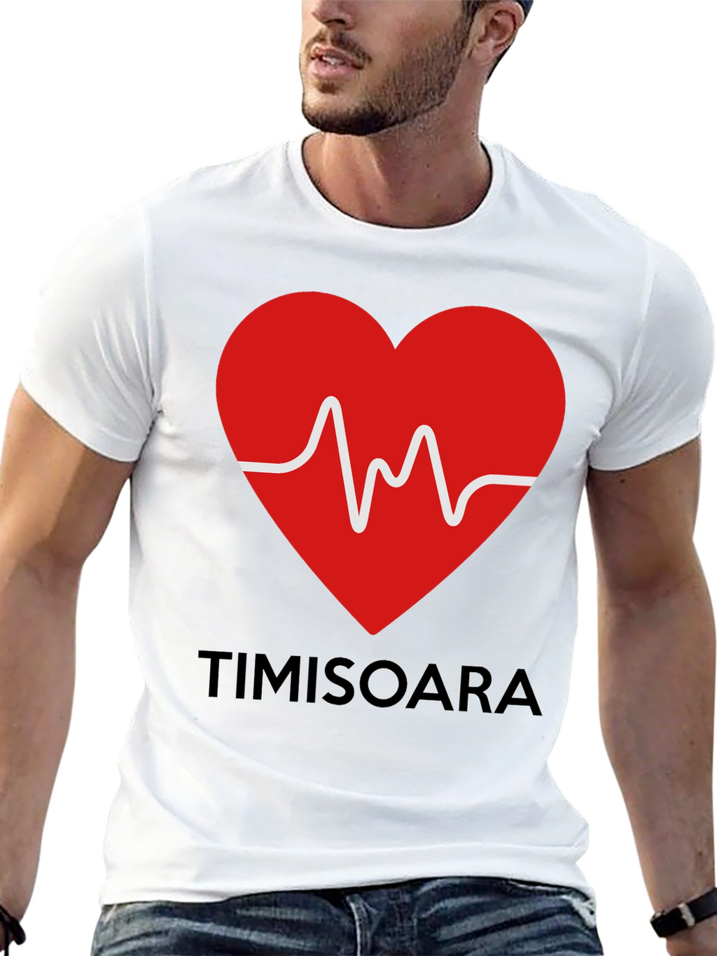 Timisoara Heartbeat T-Shirt - Romania Pride