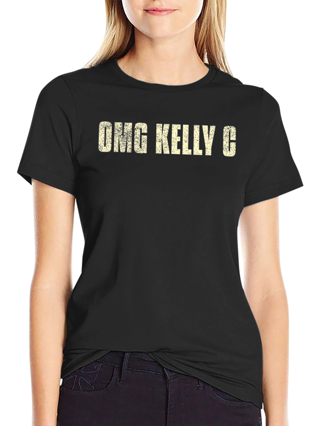 OMG Kelly C Graphic T-Shirt - Retro Style