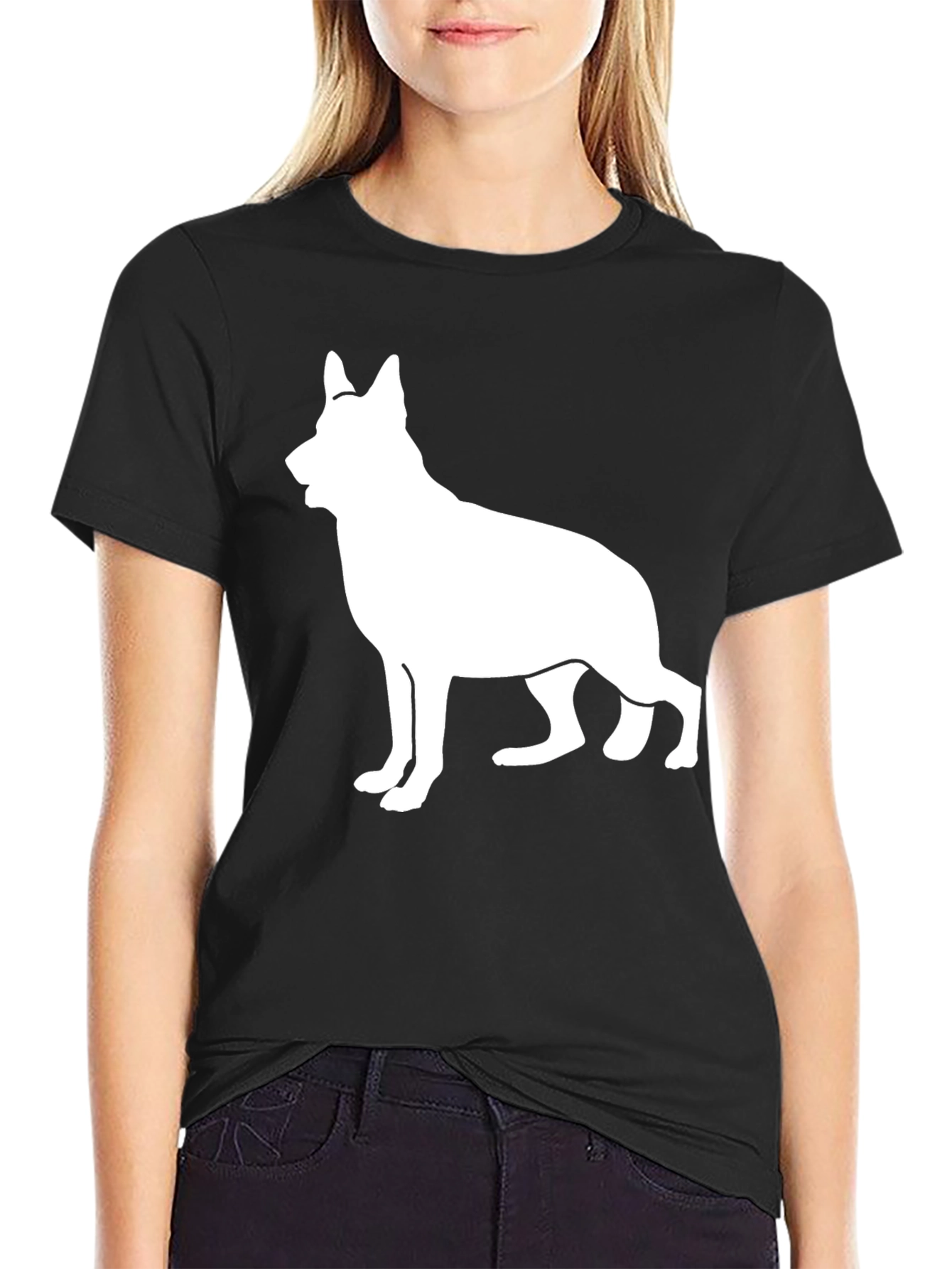 German Shepherd Silhouette T-Shirt