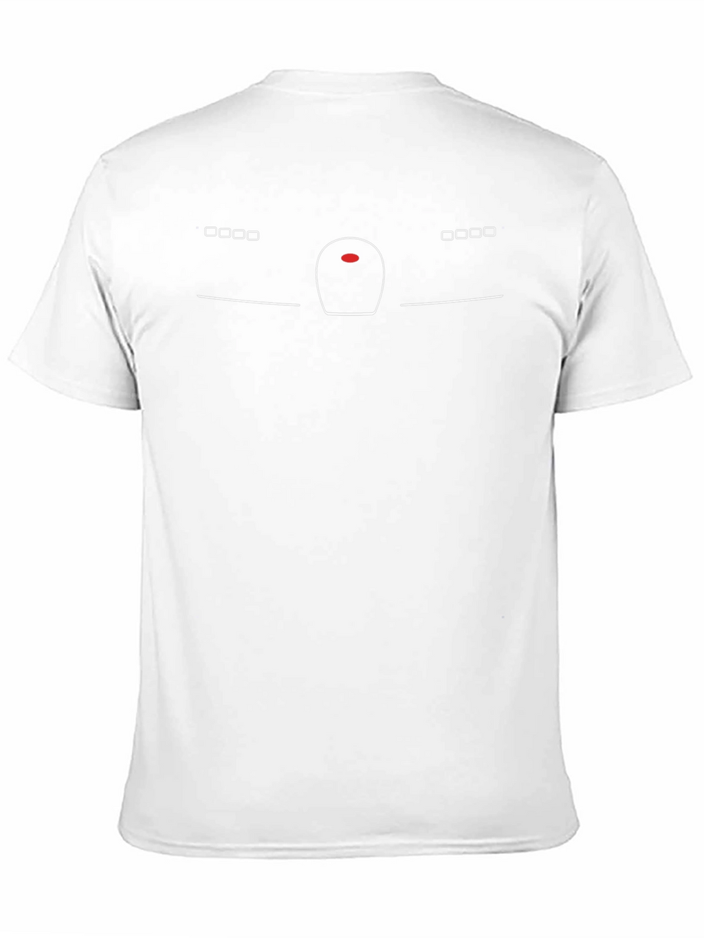 Minimalist Car Outline Graphic Tee - Black