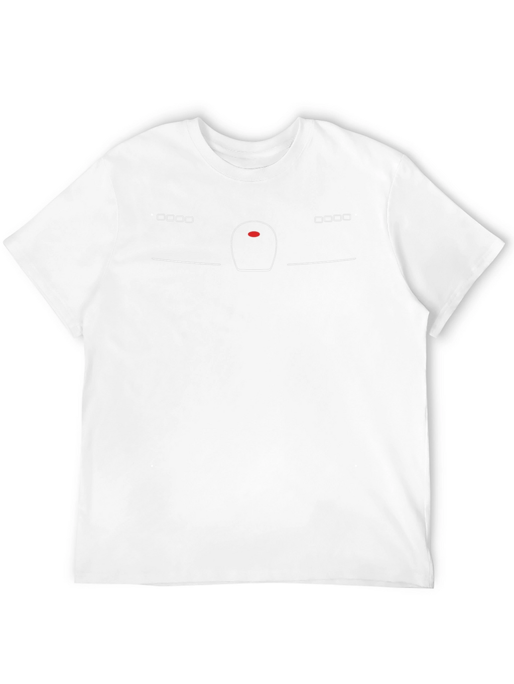 Minimalist Car Outline Graphic Tee - Black