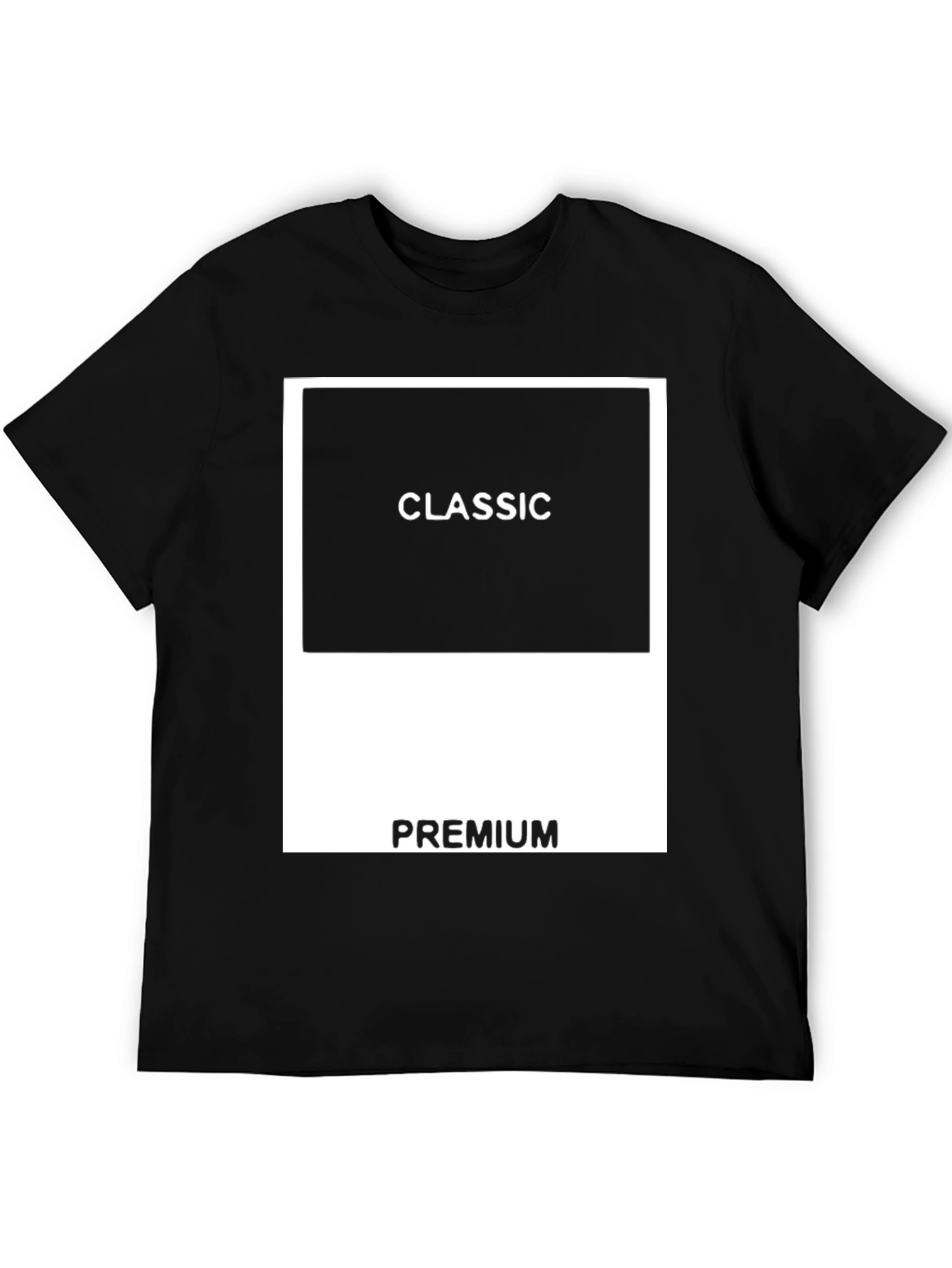 Classic Premium Black Graphic T-Shirt
