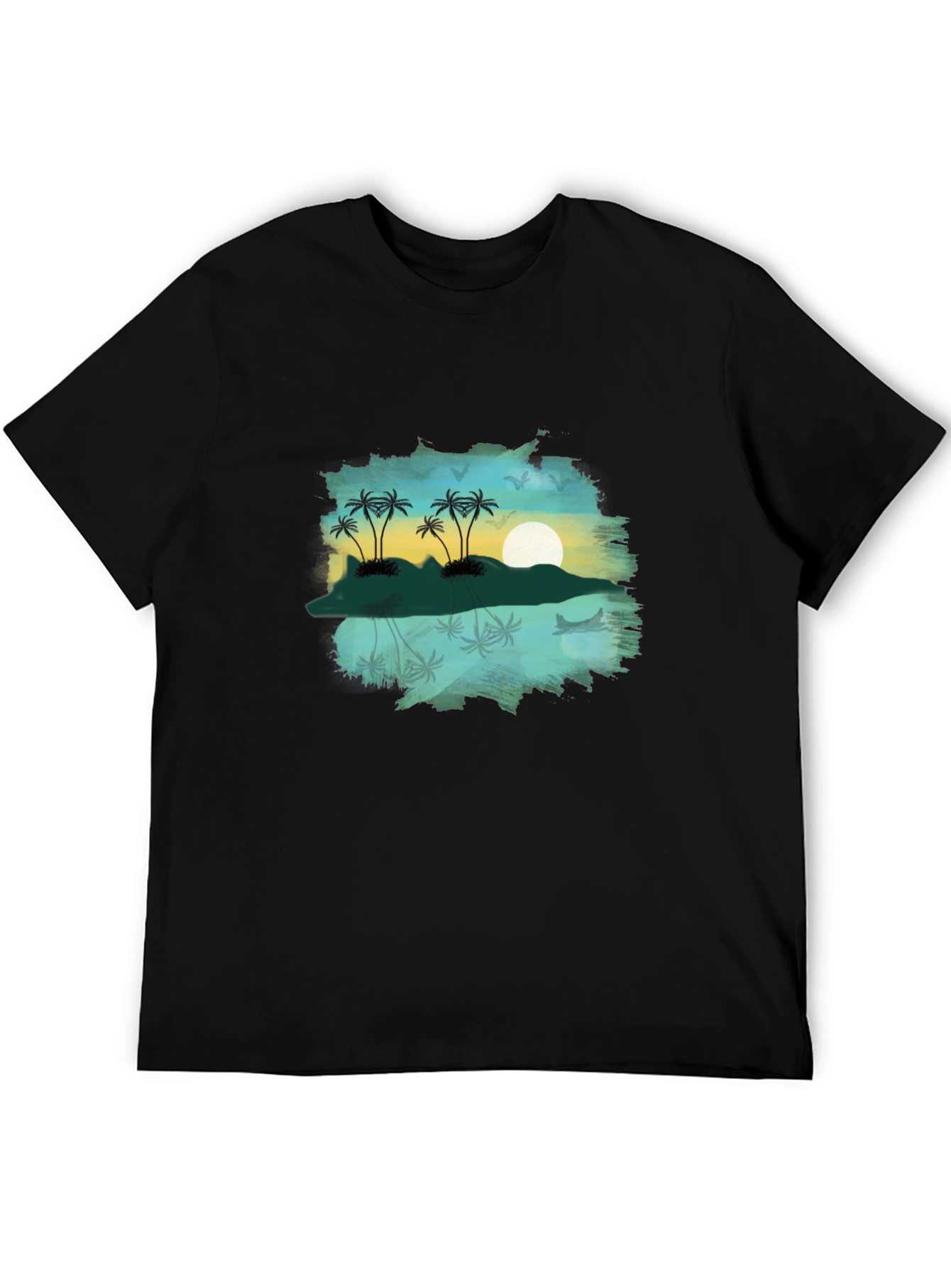 Island Sunset Graphic Tee - Relaxed Fit