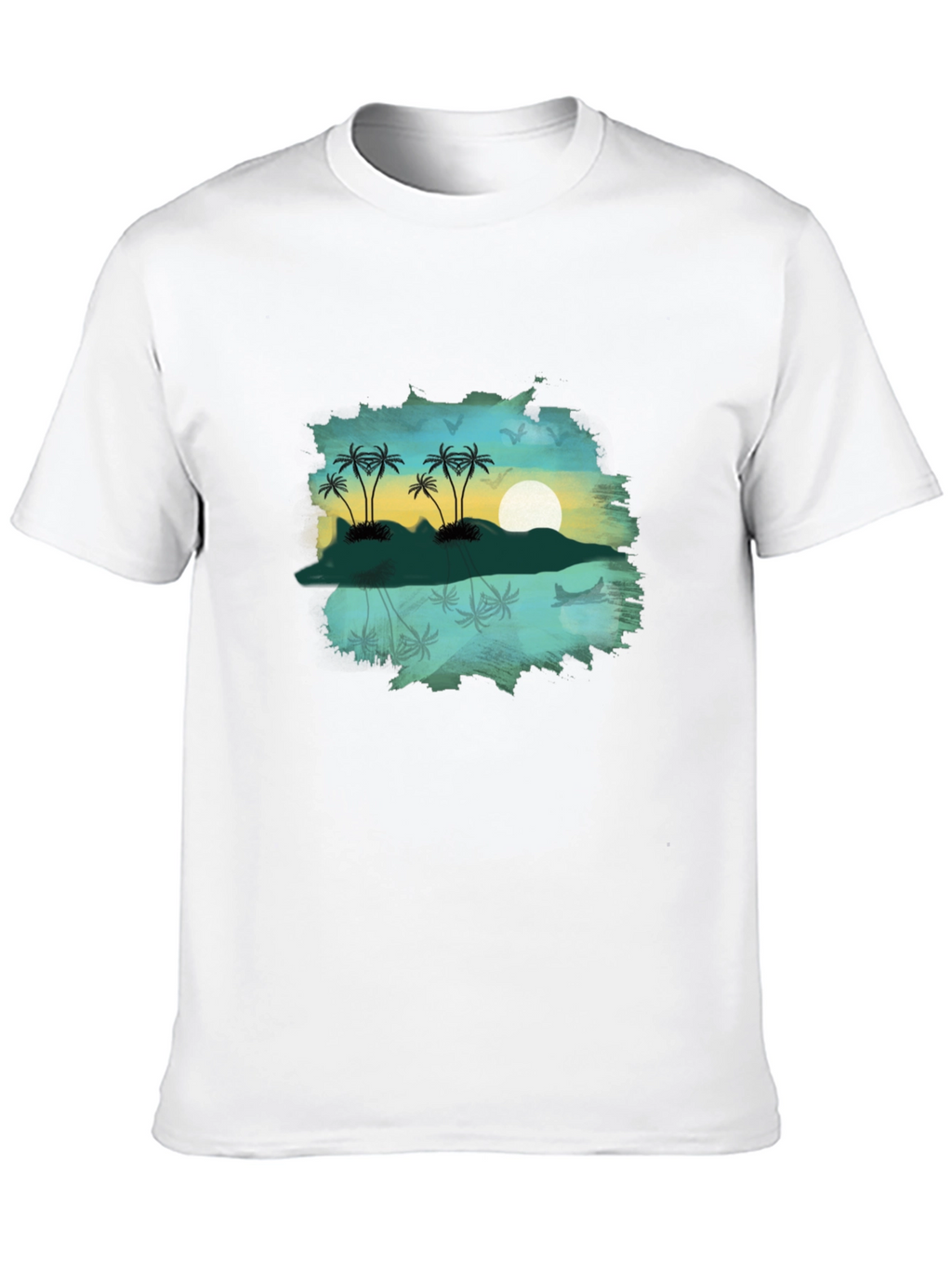 Island Sunset Graphic Tee - Relaxed Fit