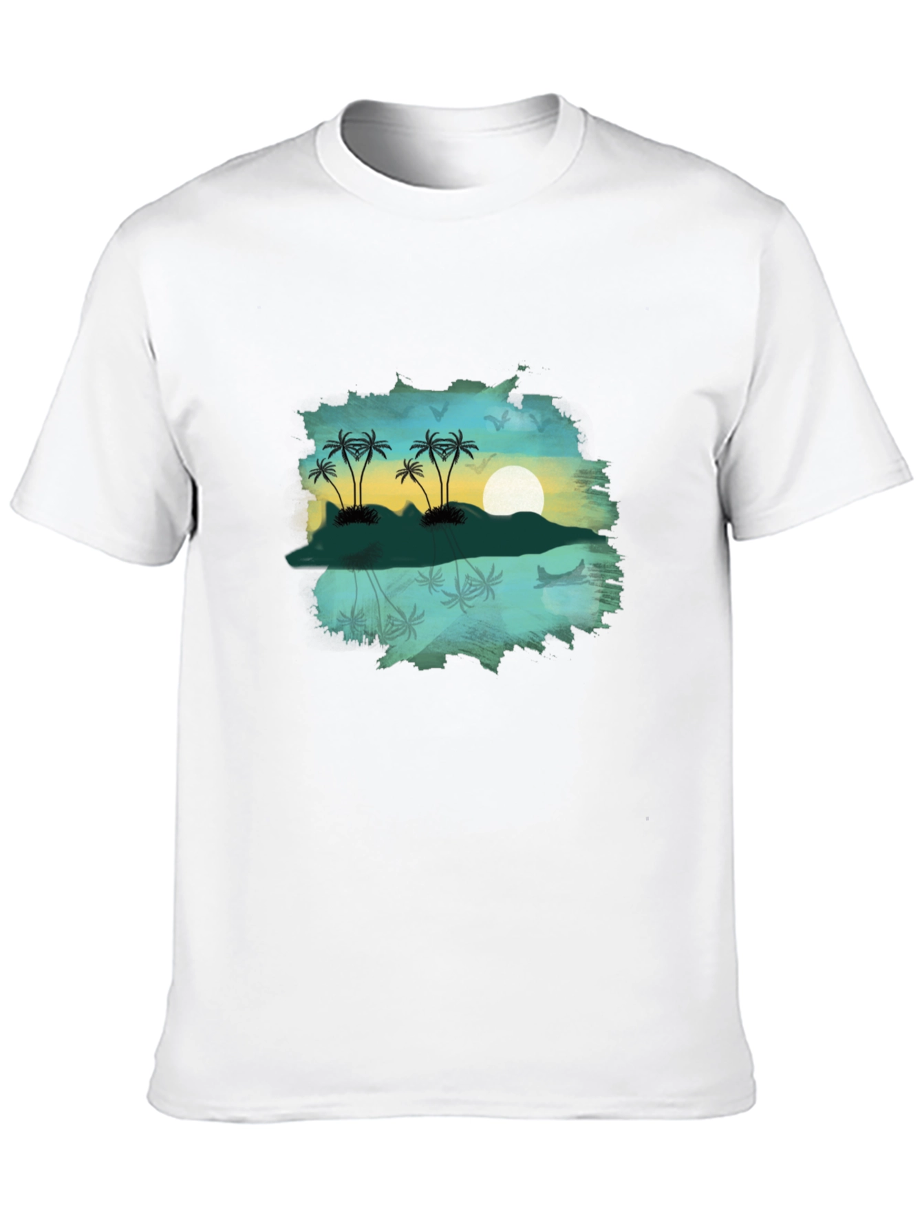 Island Sunset Graphic Tee - Relaxed Fit