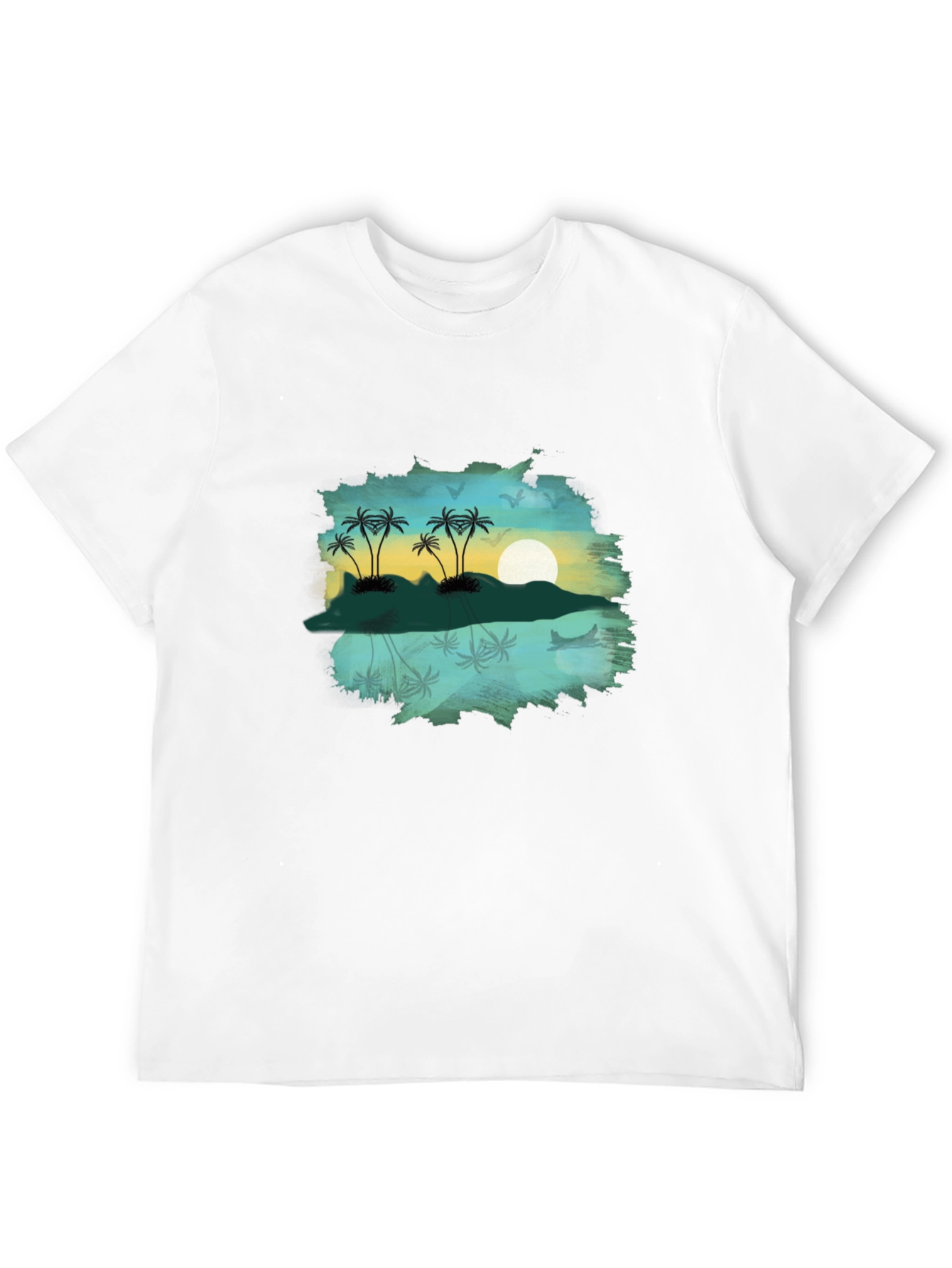 Island Sunset Graphic Tee - Relaxed Fit