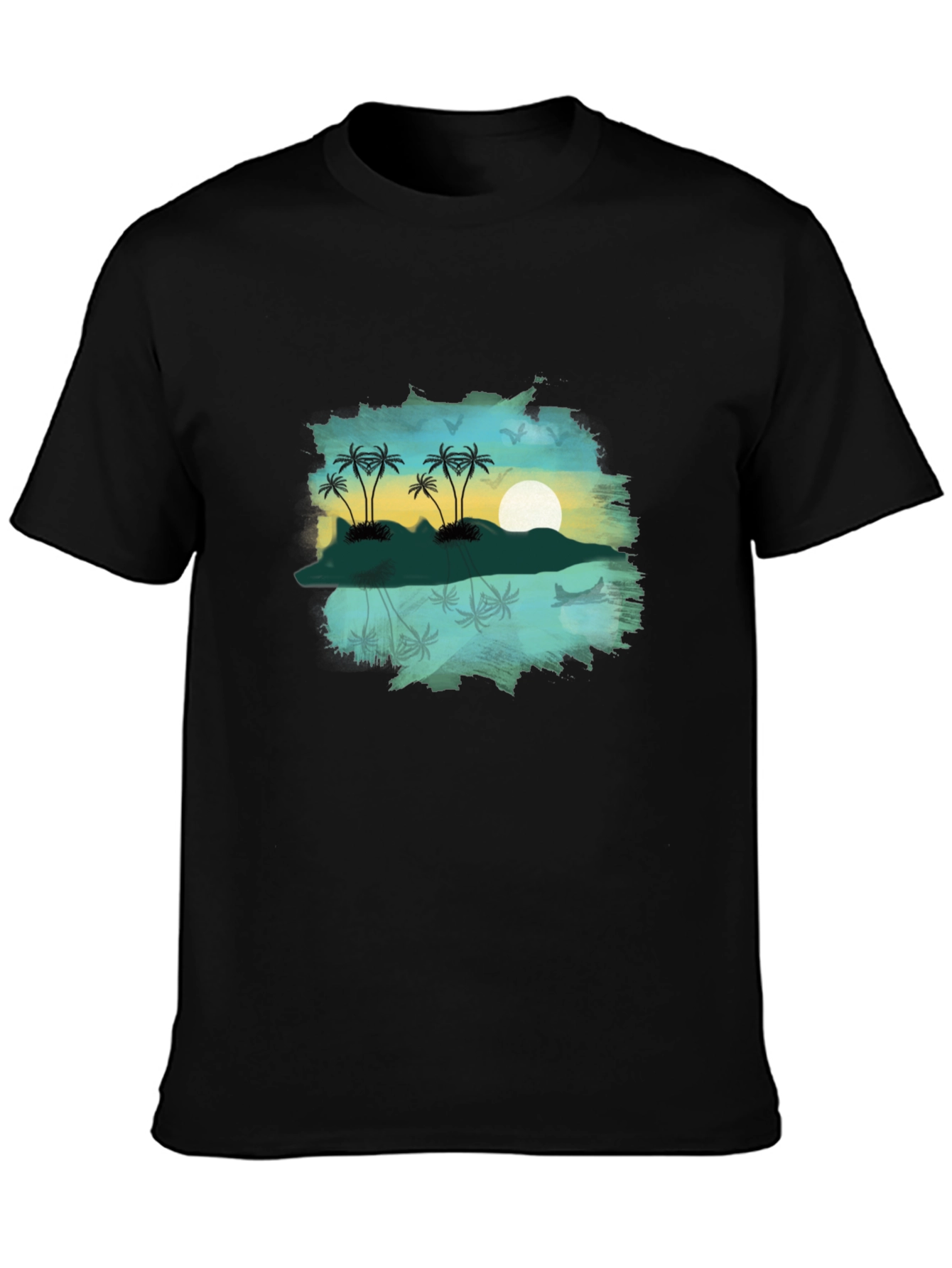 Island Sunset Graphic Tee - Relaxed Fit