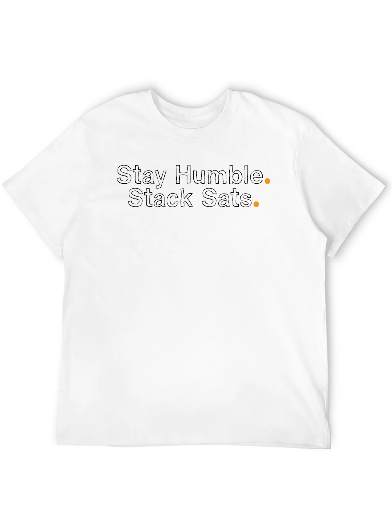 Stay Humble Stack Sats Bitcoin Crypto T-Shirt