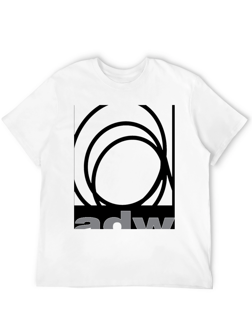 ADW Graphic Black T-Shirt - Modern Design
