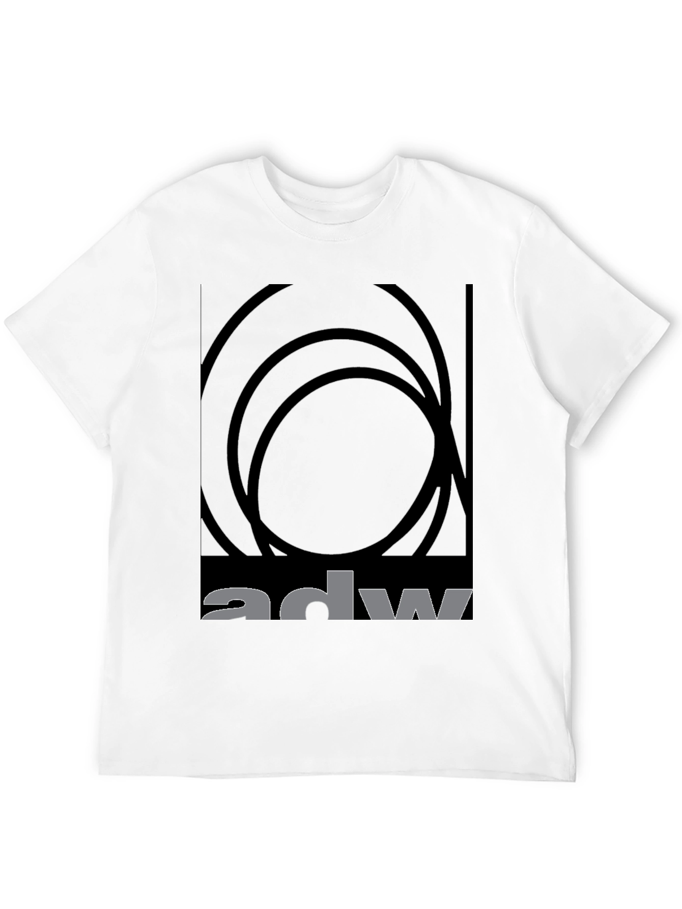ADW Graphic Black T-Shirt - Modern Design