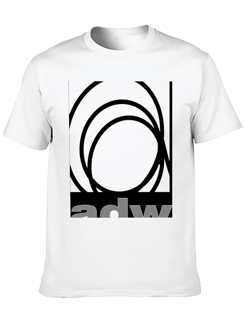 ADW Graphic Black T-Shirt - Modern Design