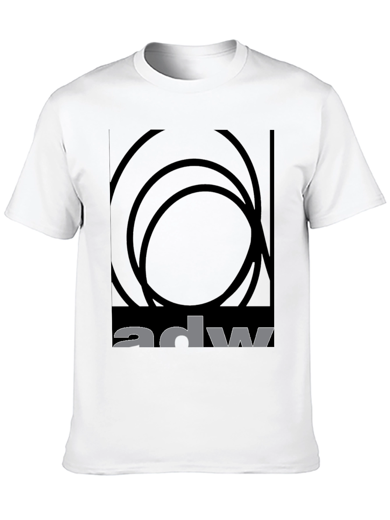 ADW Graphic Black T-Shirt - Modern Design