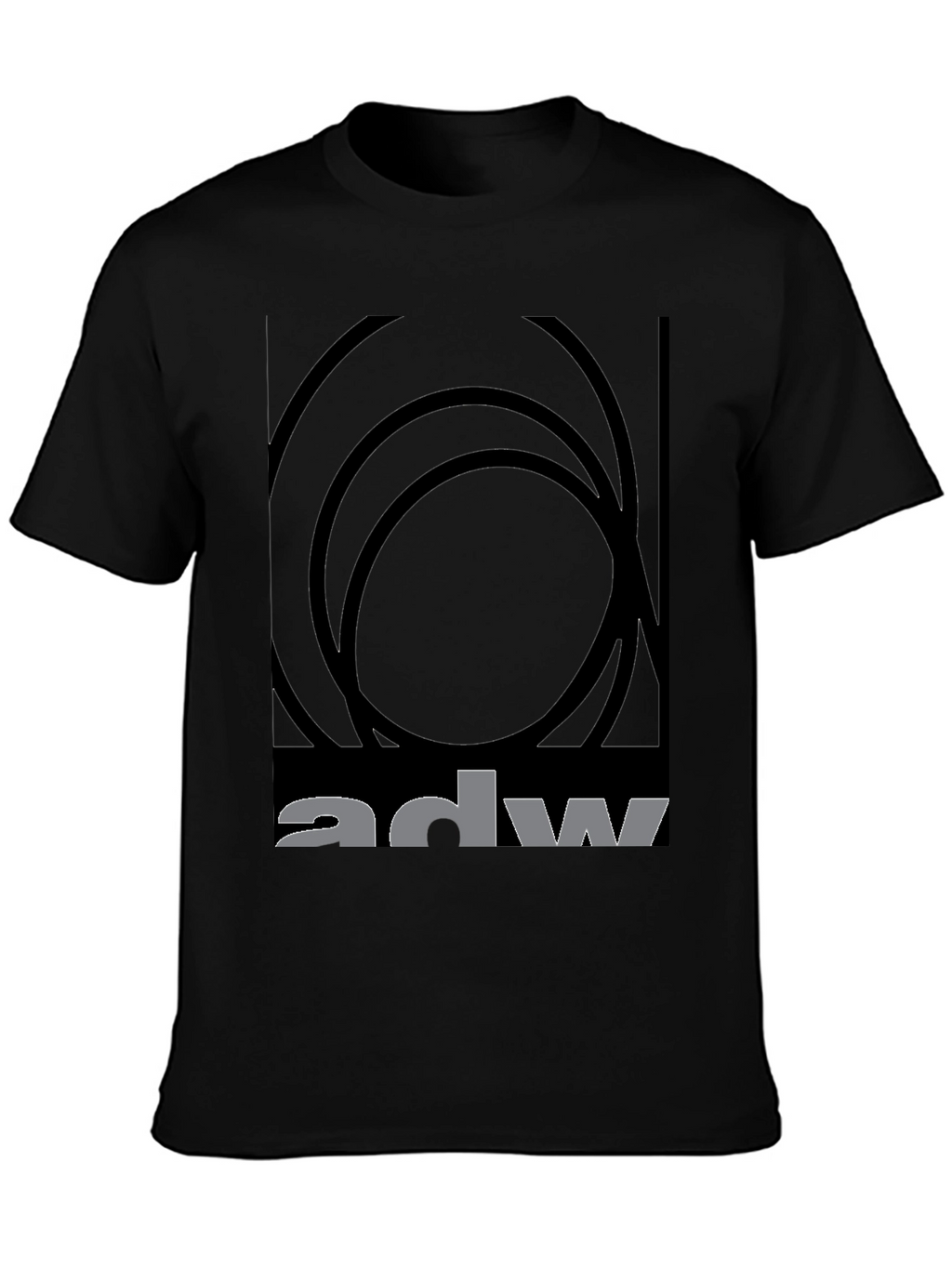 ADW Graphic Black T-Shirt - Modern Design