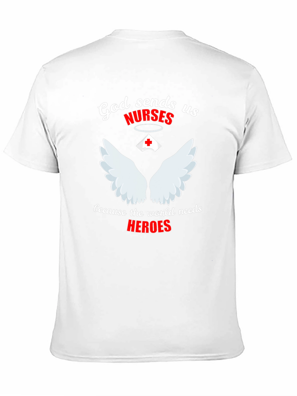 God Sends Nurses Graphic T-Shirt