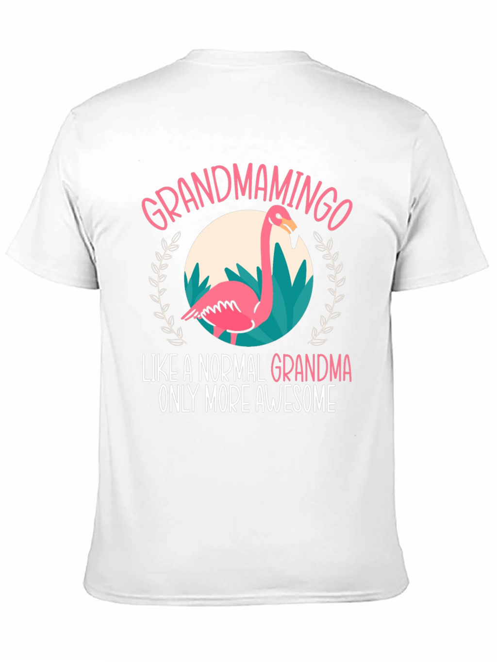 Grandmamingo T-Shirt - Awesome Grandma Flamingo Tee