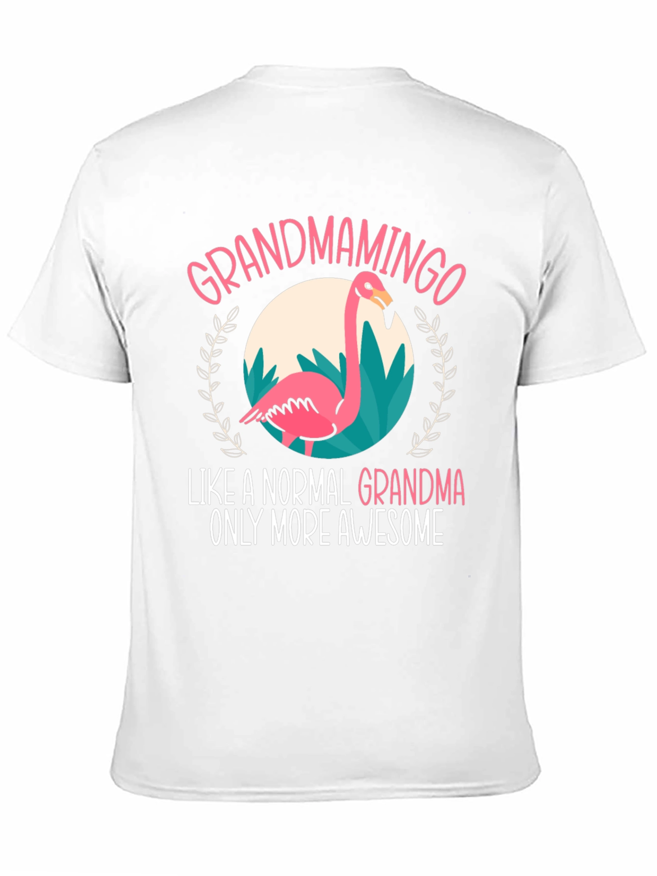 Grandmamingo T-Shirt - Awesome Grandma Flamingo Tee