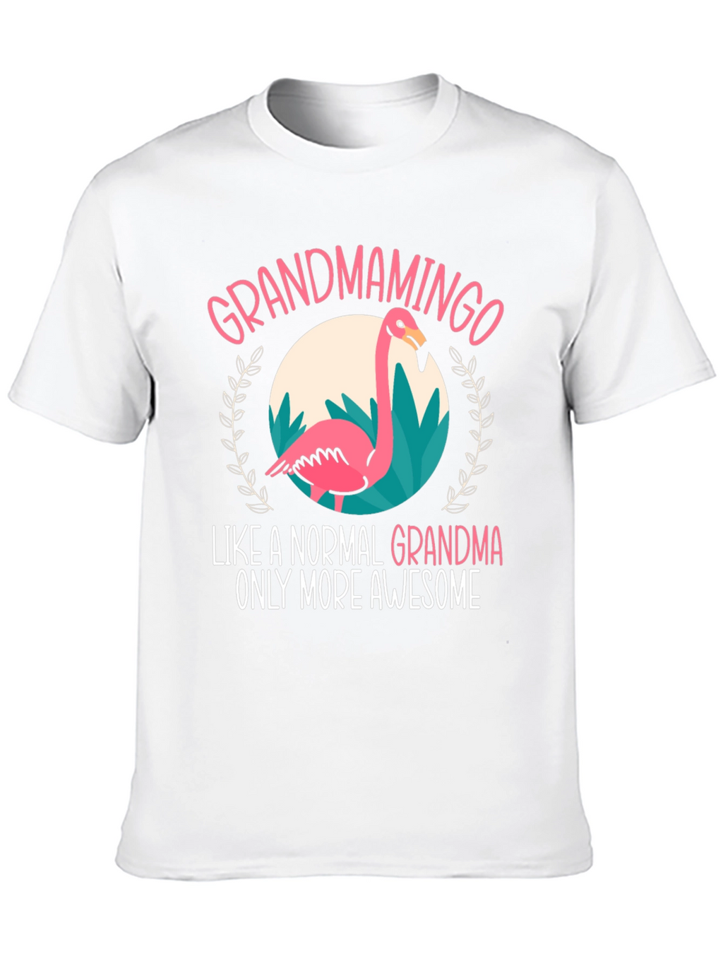 Grandmamingo T-Shirt - Awesome Grandma Flamingo Tee