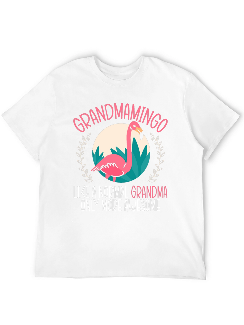 Grandmamingo T-Shirt - Awesome Grandma Flamingo Tee