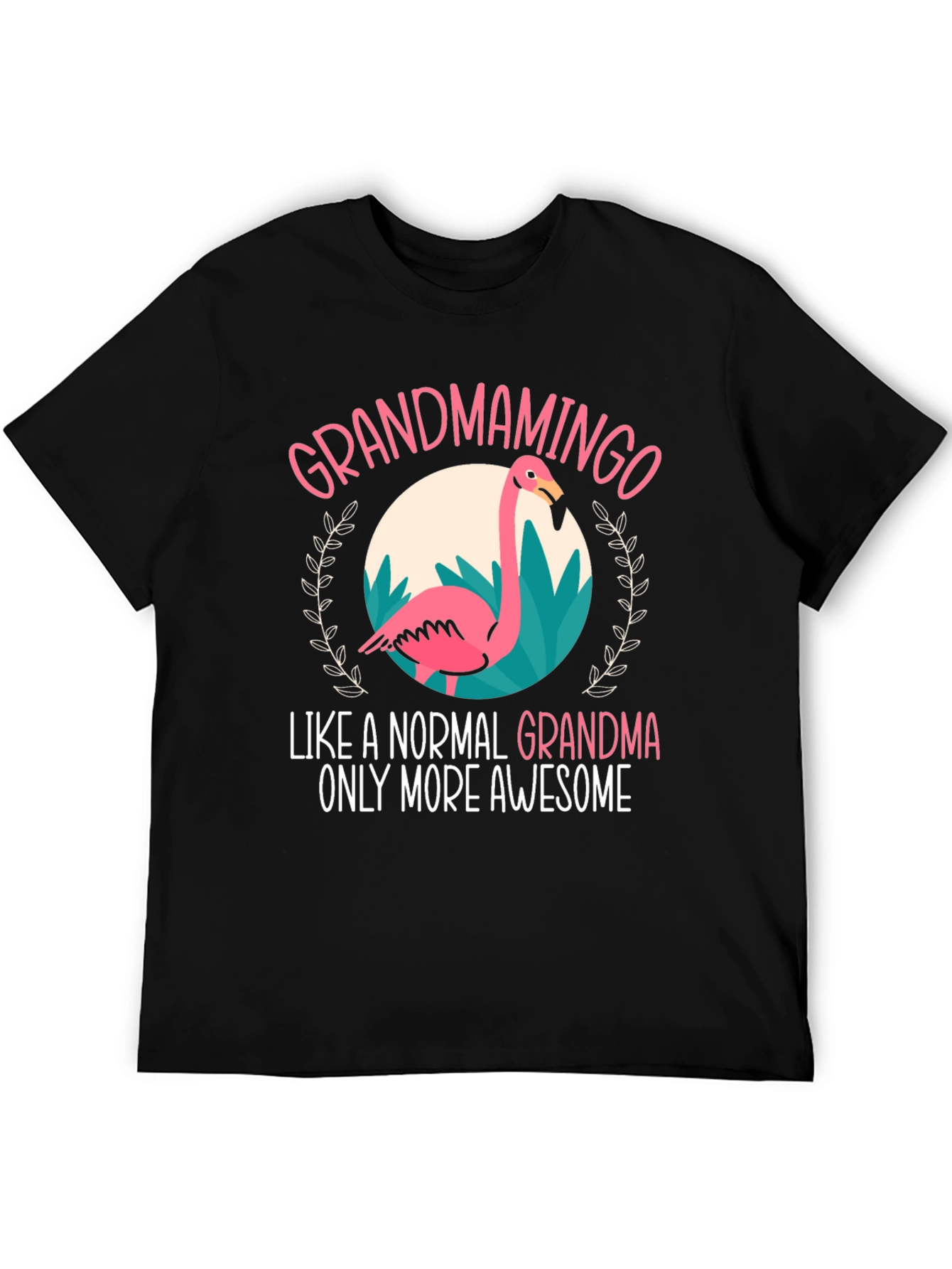 Grandmamingo T-Shirt - Awesome Grandma Flamingo Tee