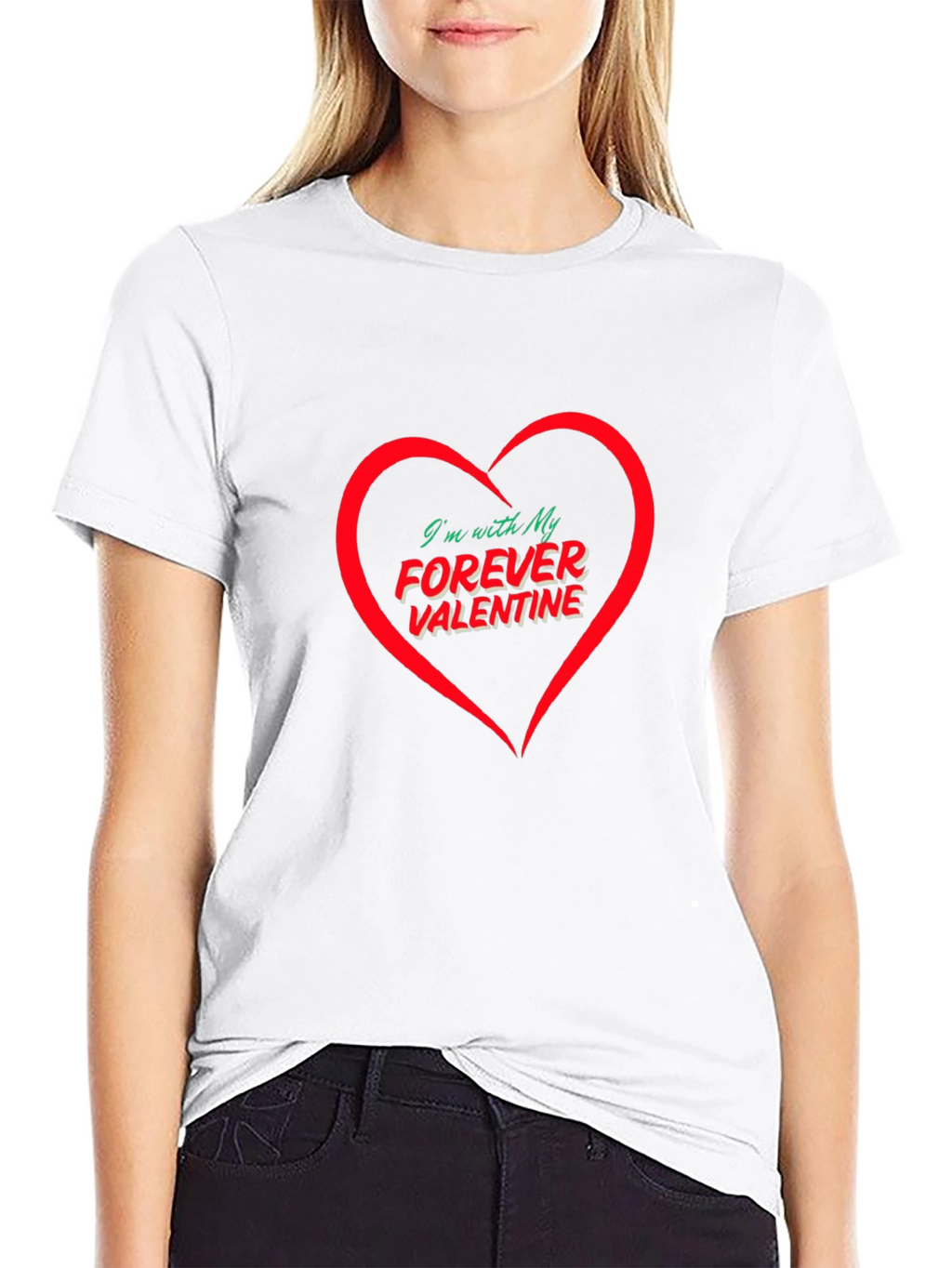 Forever Valentine Graphic Tee - Mens Black T-Shirt