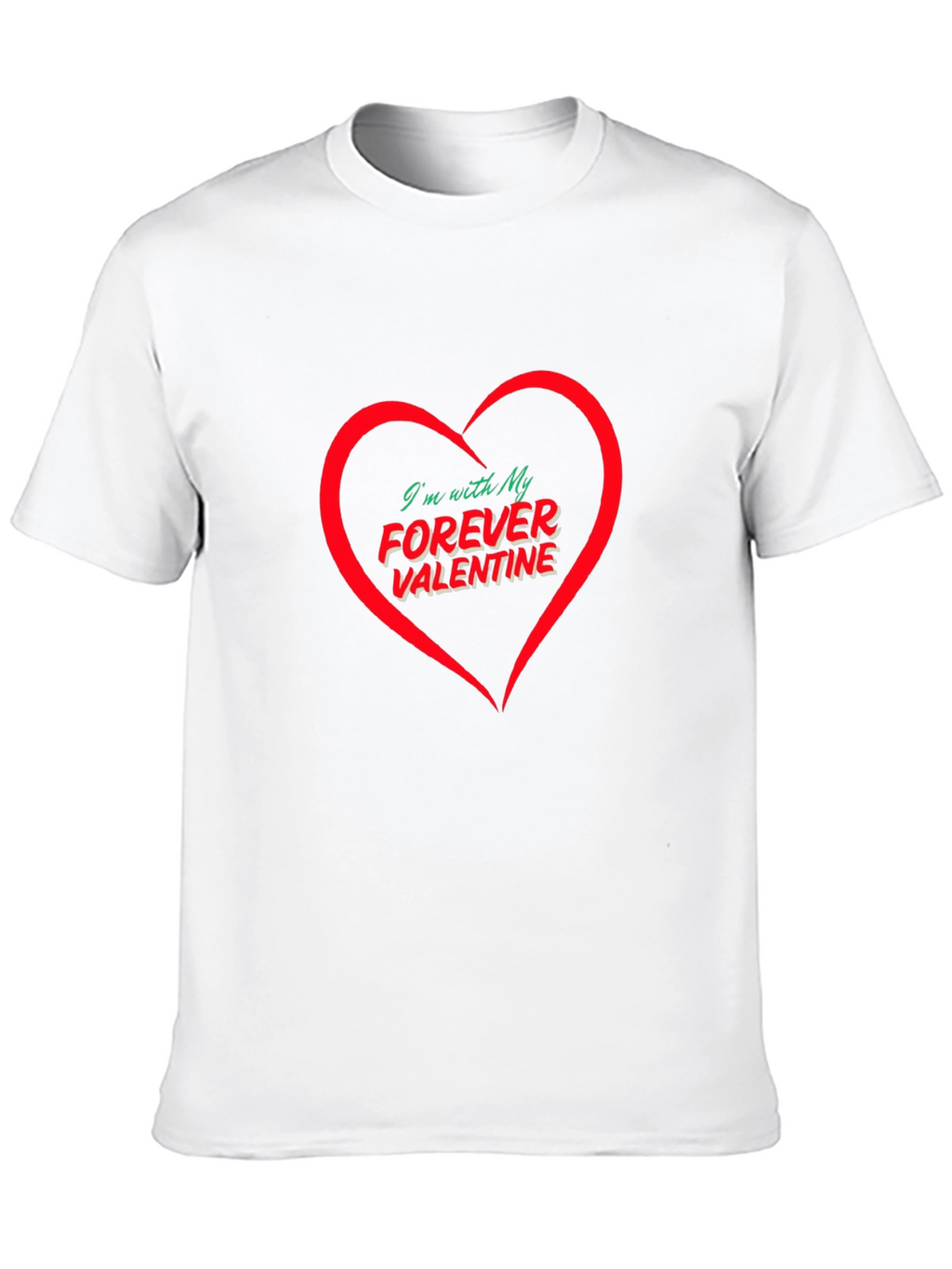 Forever Valentine Graphic Tee - Mens Black T-Shirt