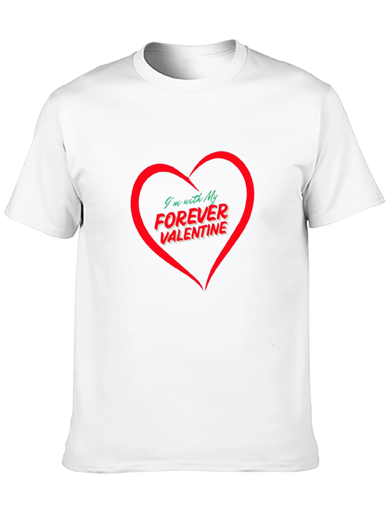 Forever Valentine Graphic Tee - Mens Black T-Shirt