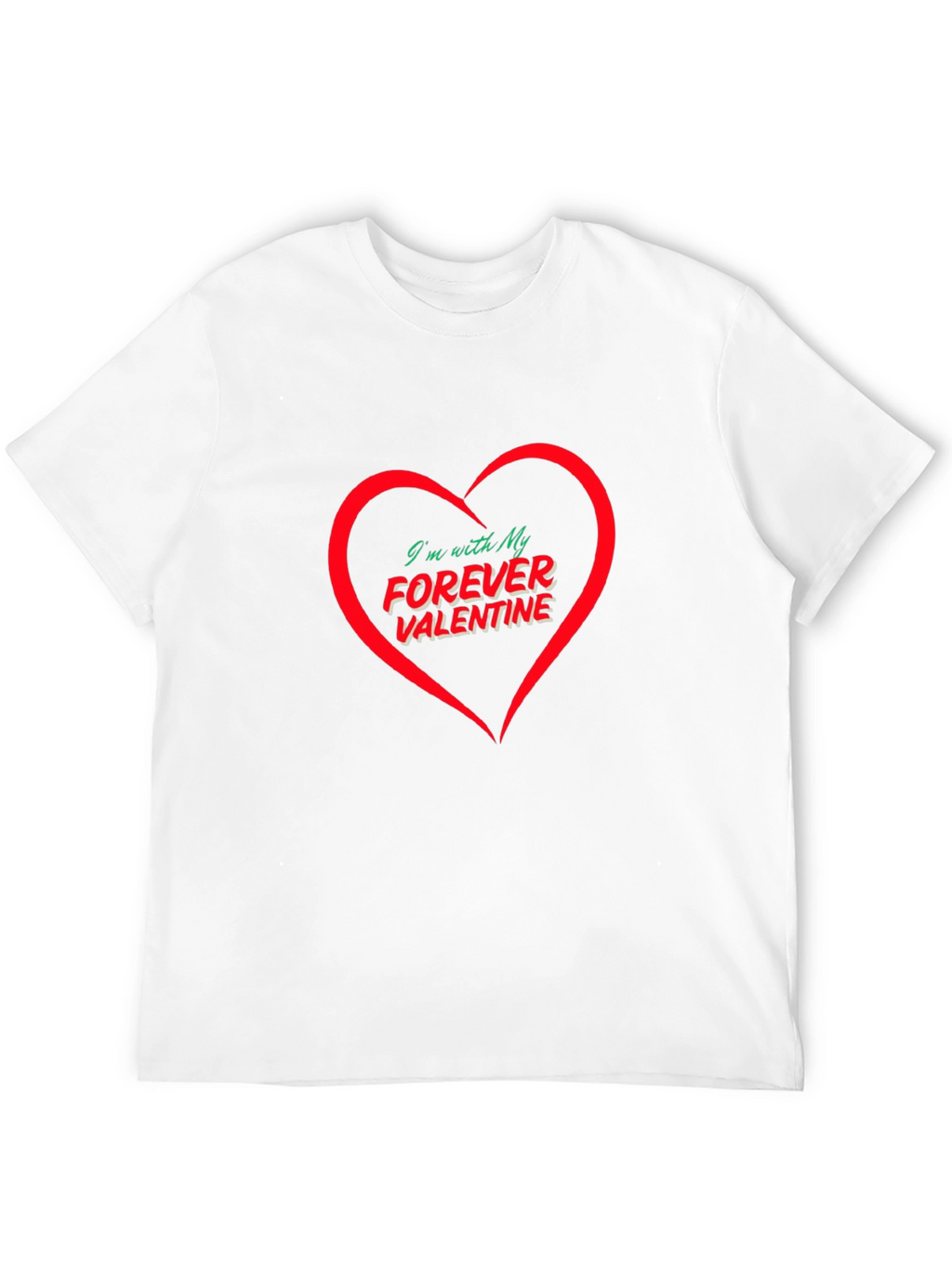 Forever Valentine Graphic Tee - Mens Black T-Shirt