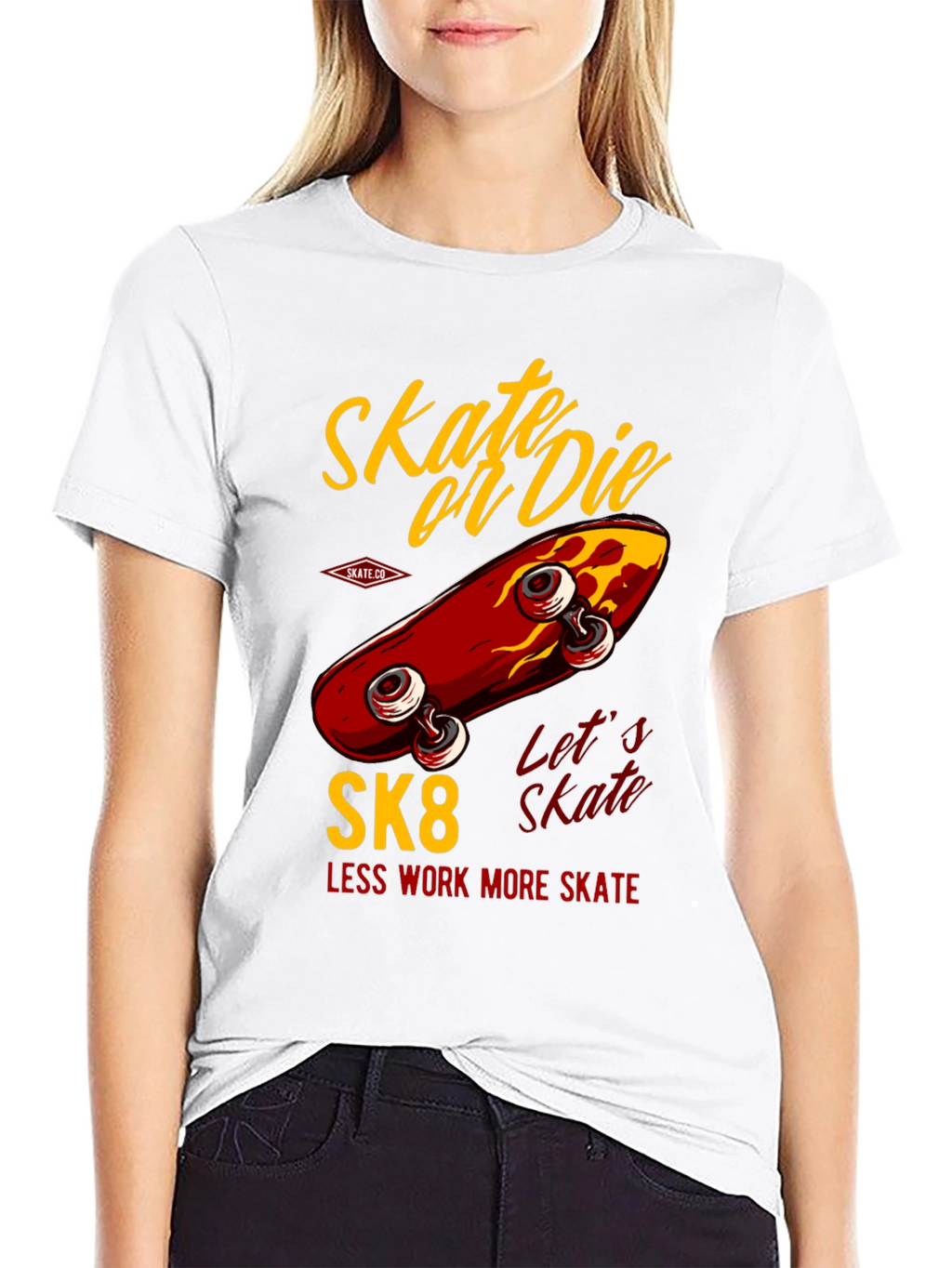 Skate or Die T-Shirt - Retro Skateboard Design
