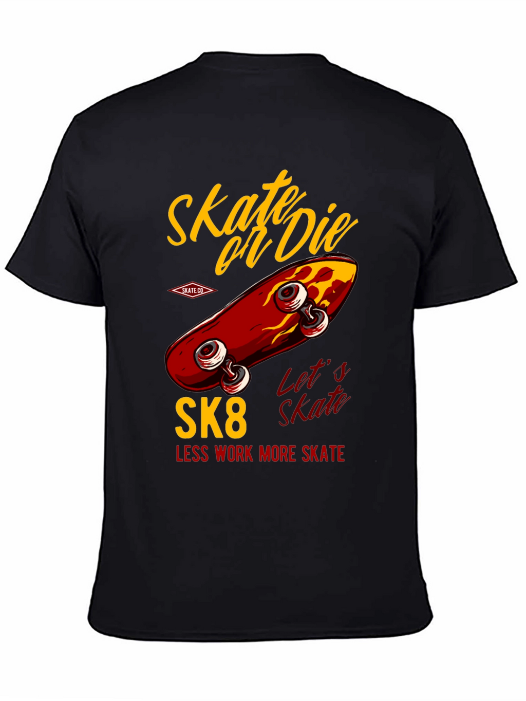 Skate or Die T-Shirt - Retro Skateboard Design