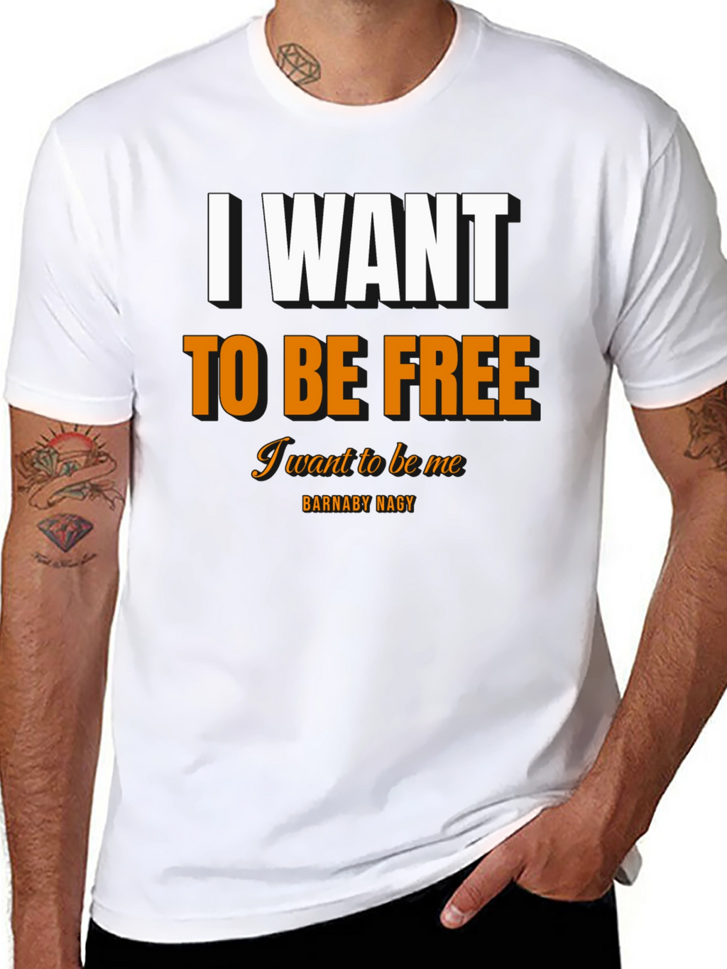 I Want To Be Free Black T-Shirt