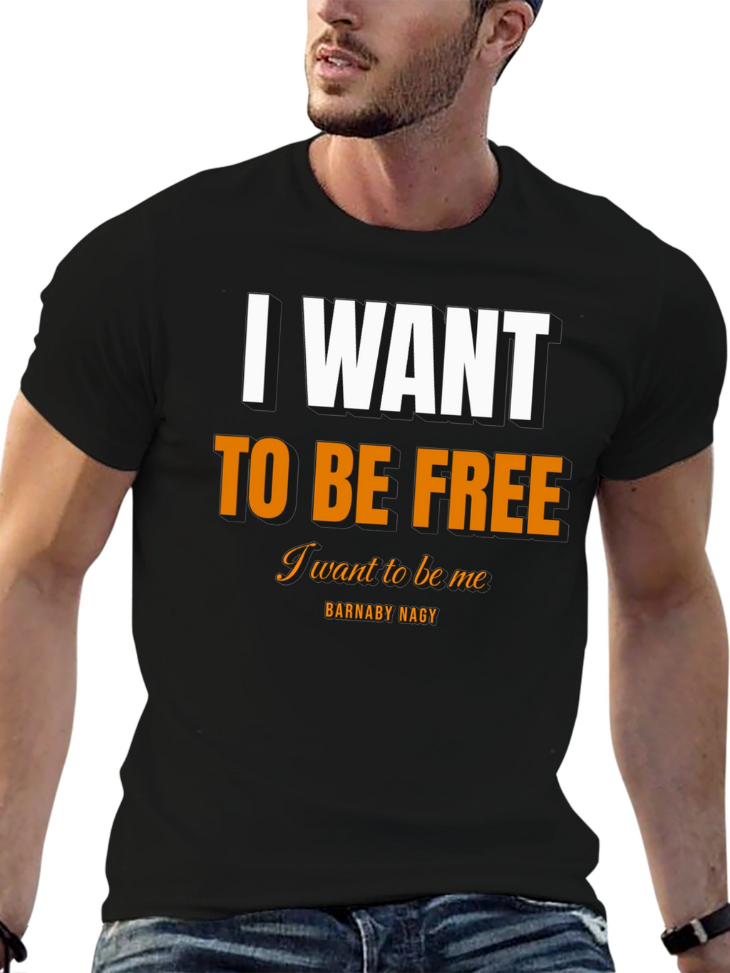 I Want To Be Free Black T-Shirt